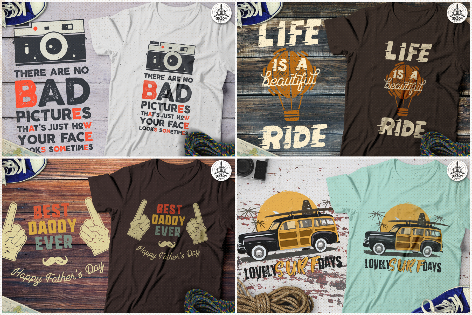 Download Vintage T-Shirt Bundle Retro SVG Designs Collection. Part 2