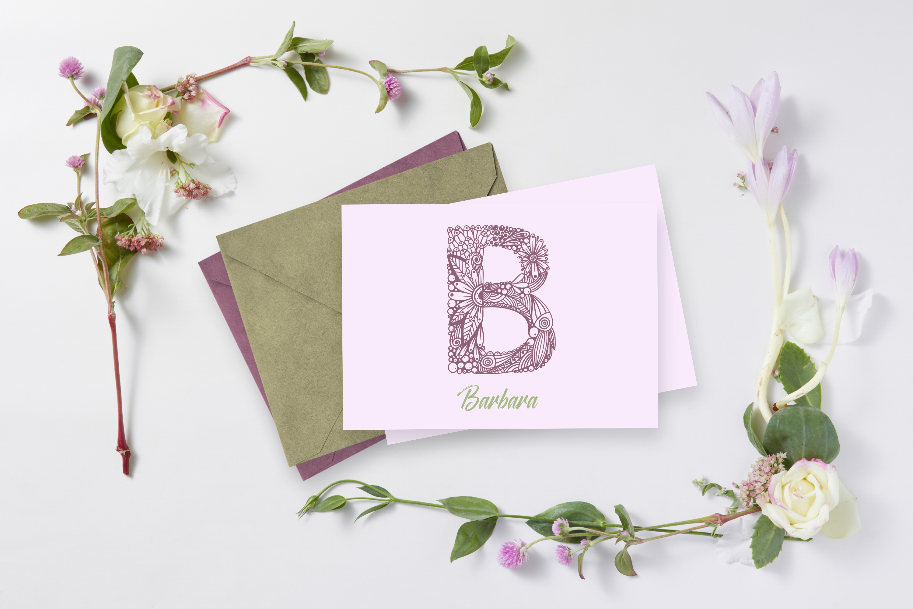 Letter B SVG Cutting File (300736) | Hand Lettered | Design Bundles