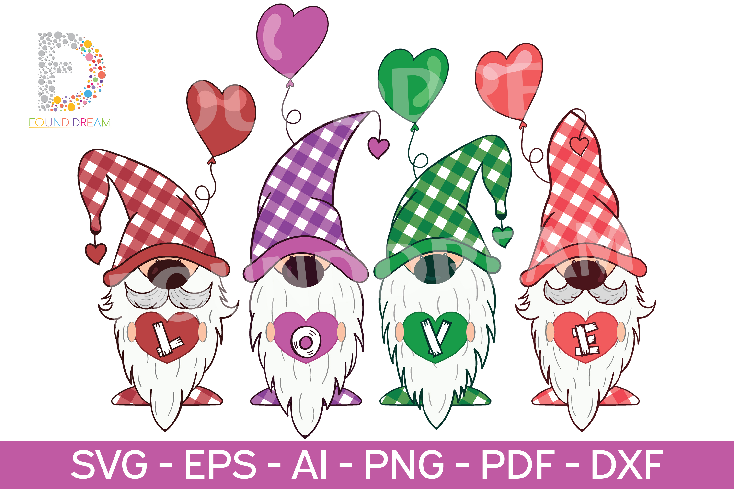 Download Gnome love clipart | svg file (310775) | Illustrations ...
