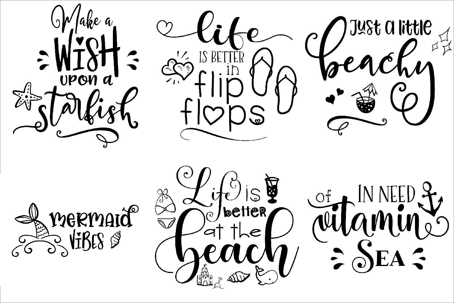 Download Beach BUNDLE - svg cut files