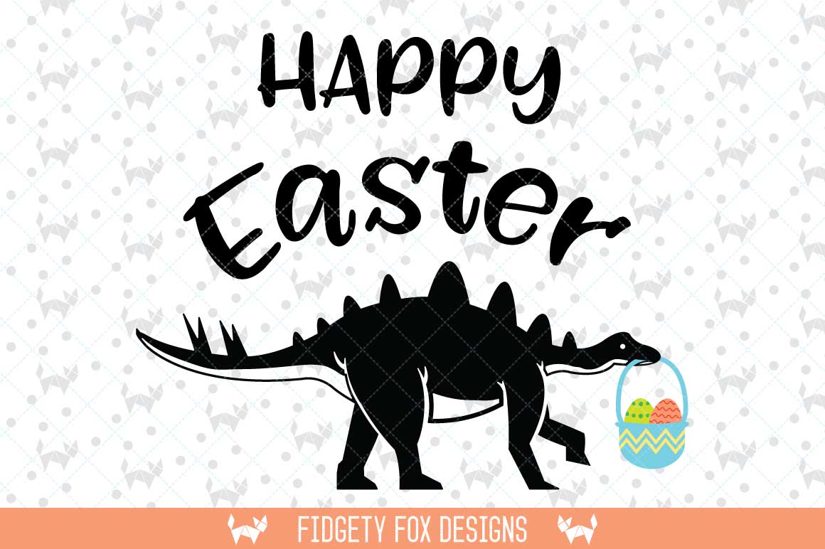 Download Dinosaur SVG, PNG, EPS, DXF Cut File | Happy Easter design