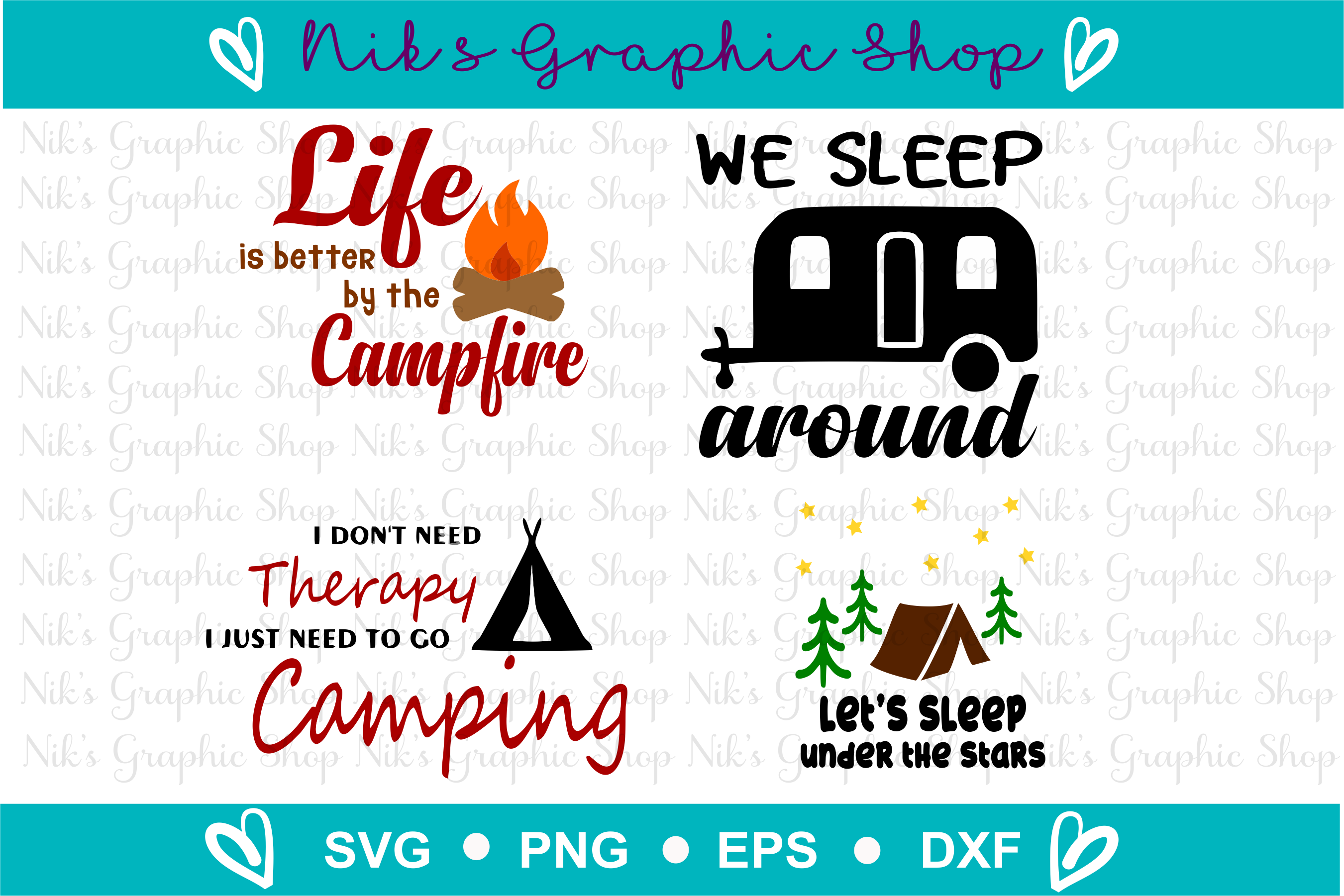 Download Camping Svg, Campfire Svg, Camper Svg, Holiday Trailer Svg