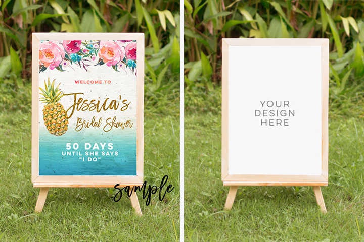 Download tropical summer mock up, summer mock up frame, summer ...