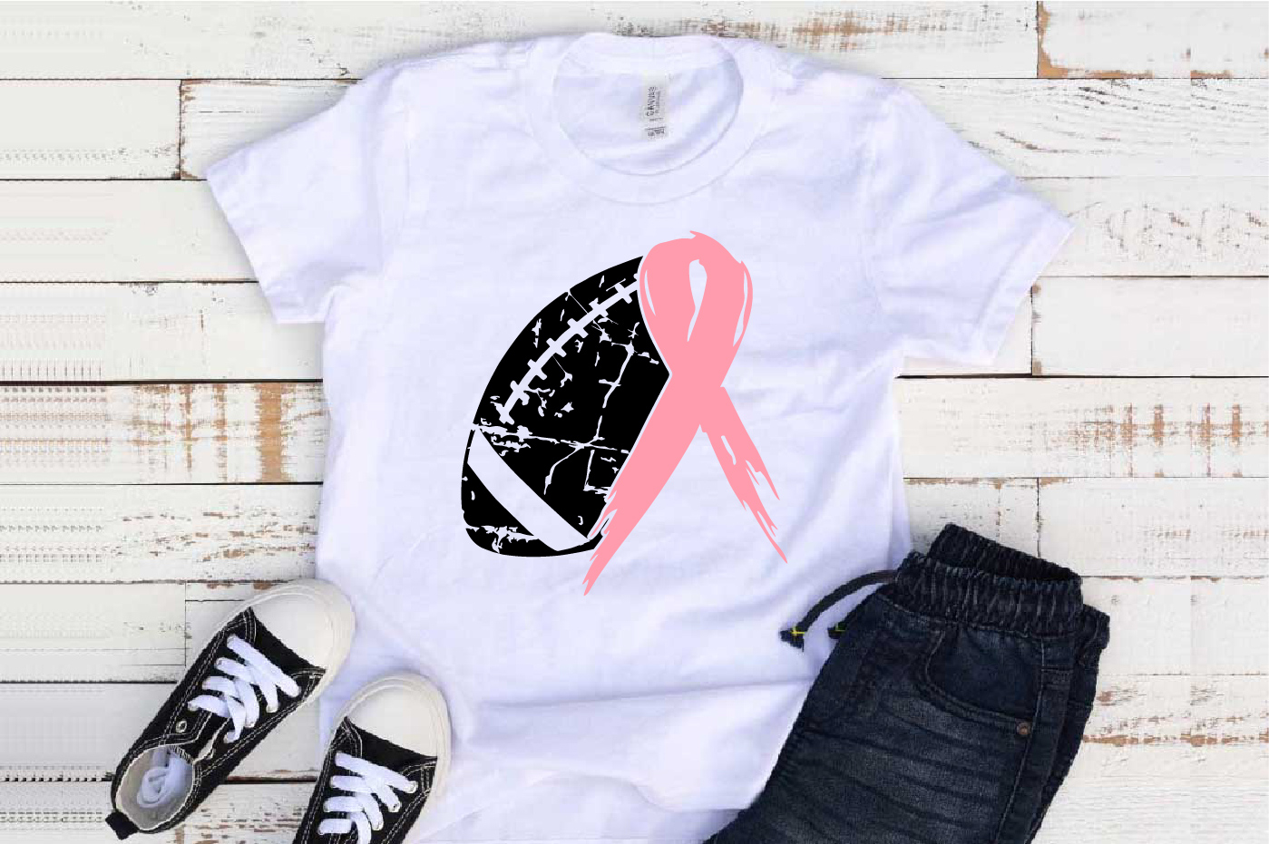 Football Tackle Breast Cancer Svg Awareness ribbon svg 1028s (148610