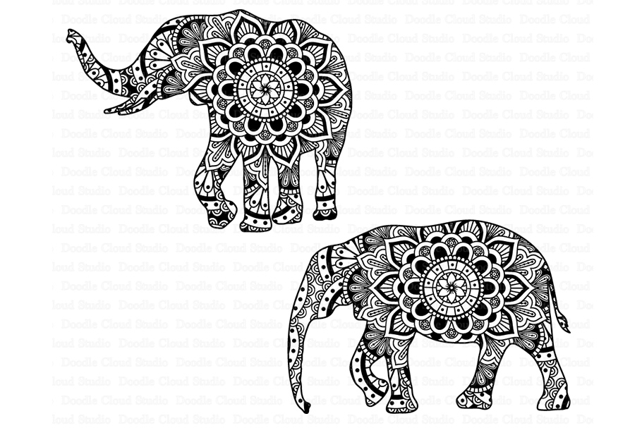 Free Free Free Elephant Mandala Svg Cut File 423 SVG PNG EPS DXF File