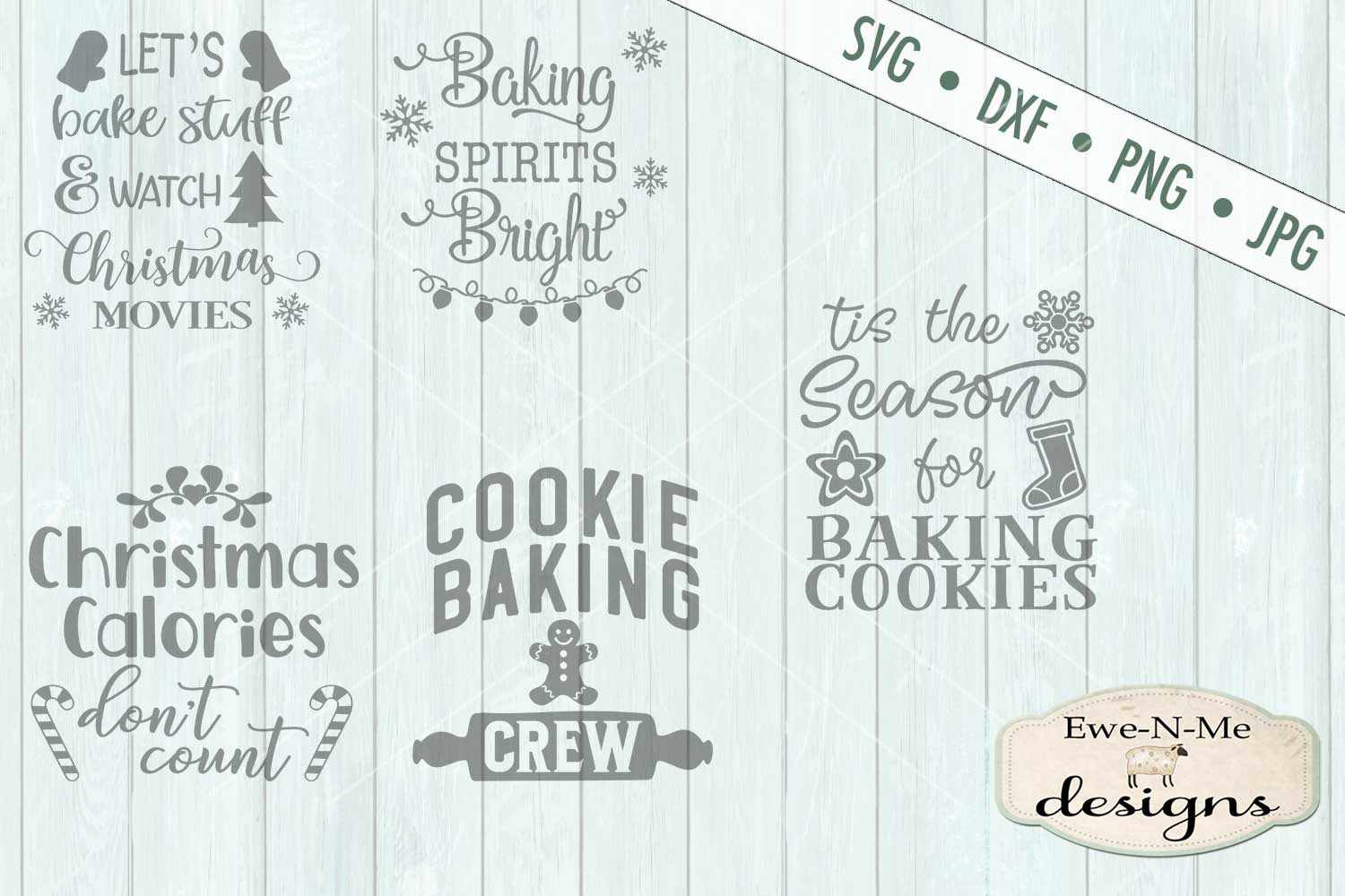 Download Christmas Cookie Themed Pot Holder Bundle SVG DXF Files ...