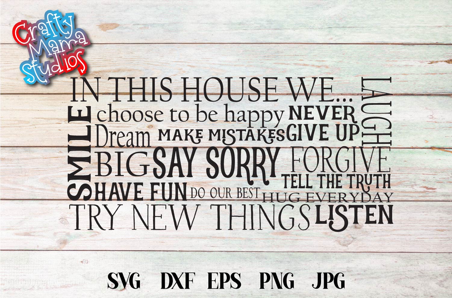 Download Family Rules SVG Farmhouse Sign Sublimation, PNG, EPS File