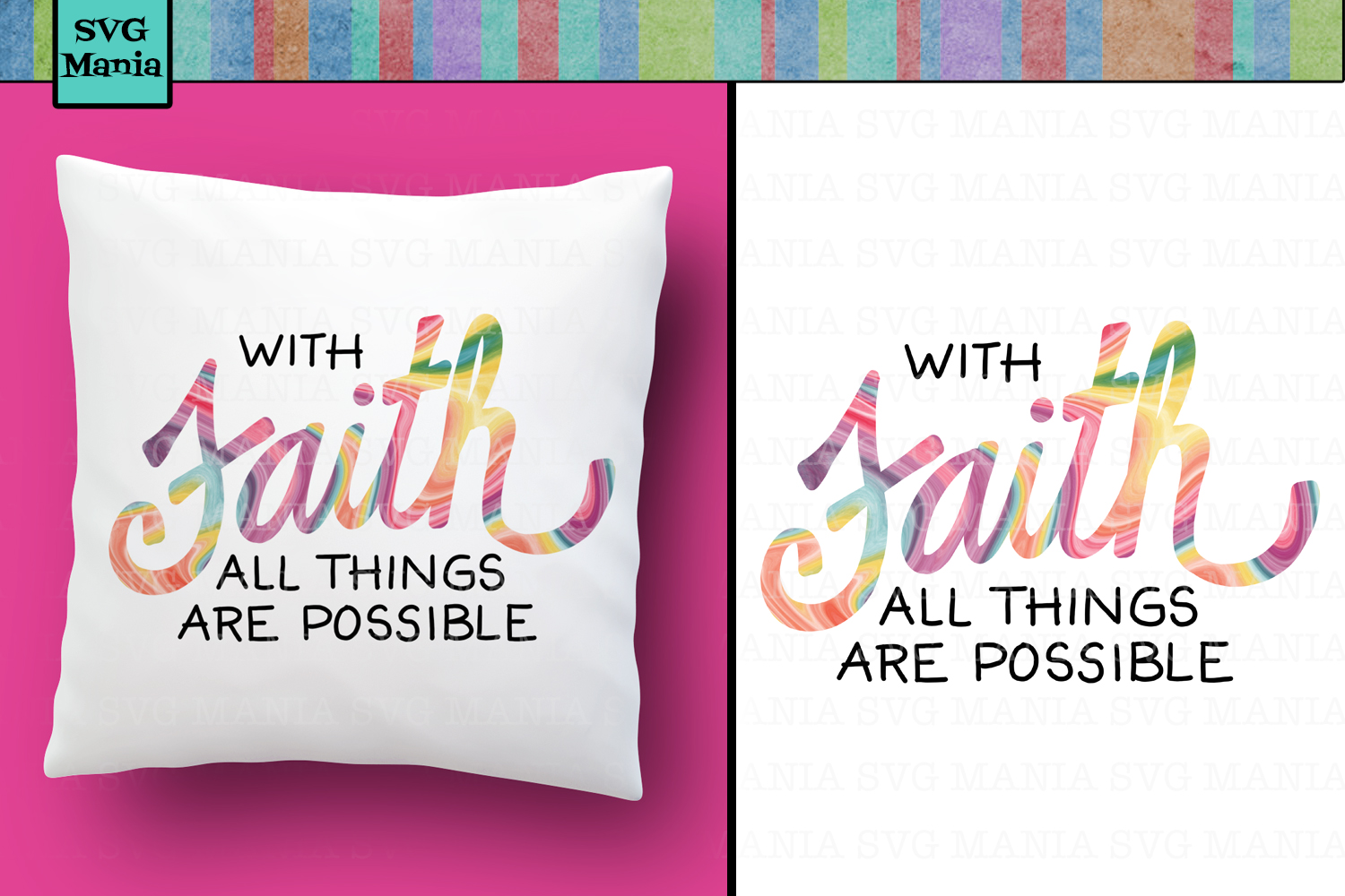 Download Sublimation Design Png Pastel Faith Saying For Sublimation 291531 Sublimation Design Bundles