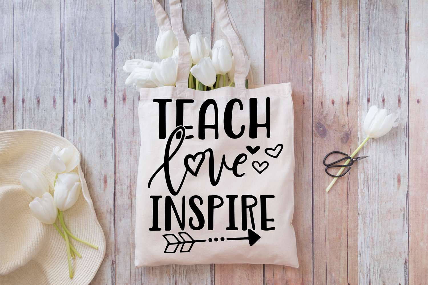 Download Teach Love Inspire SVG Teacher svg Back to school cut files