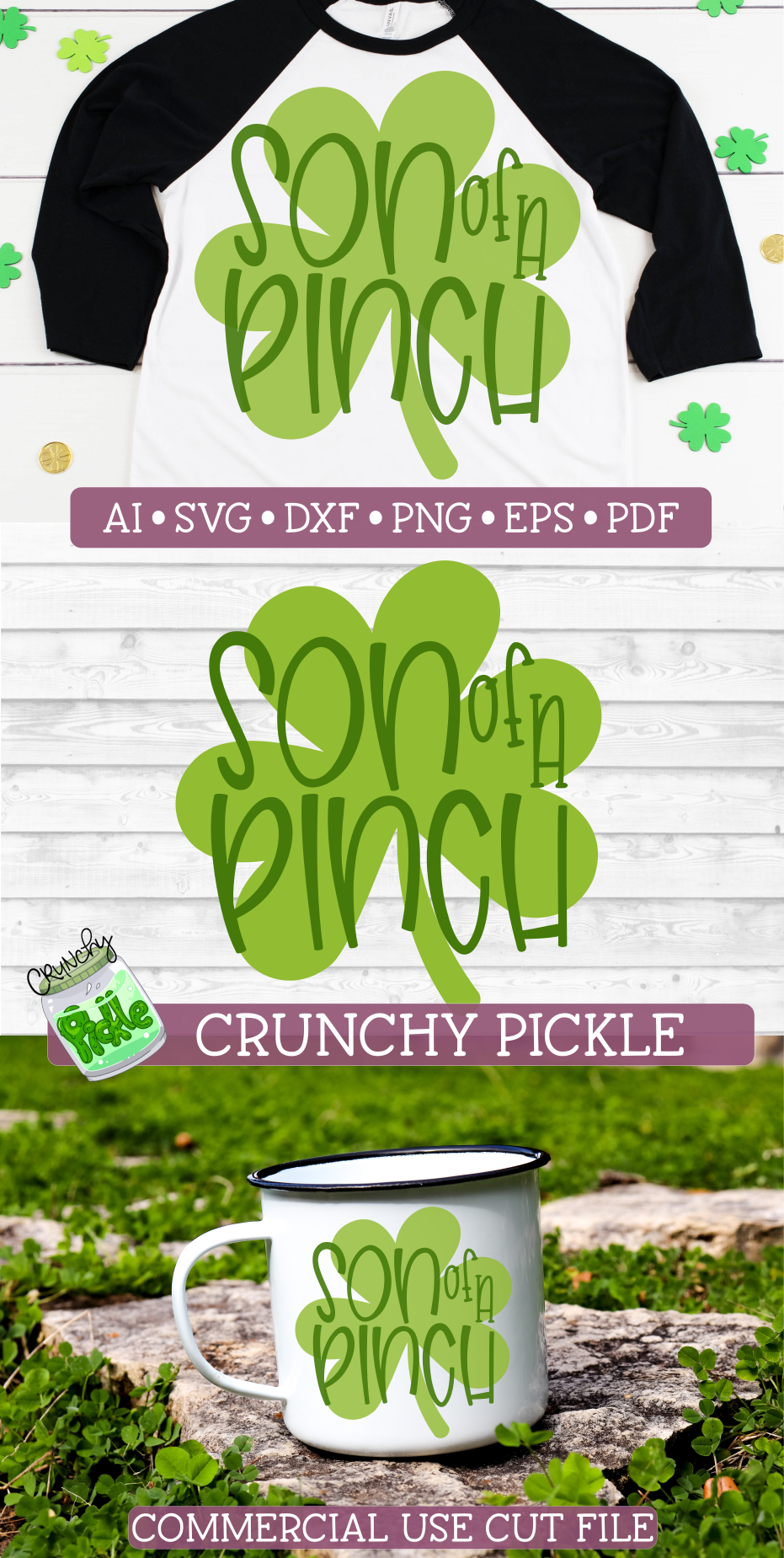 Download Son of a Pinch - St Patrick's Day SVG File (209393) | Cut ...