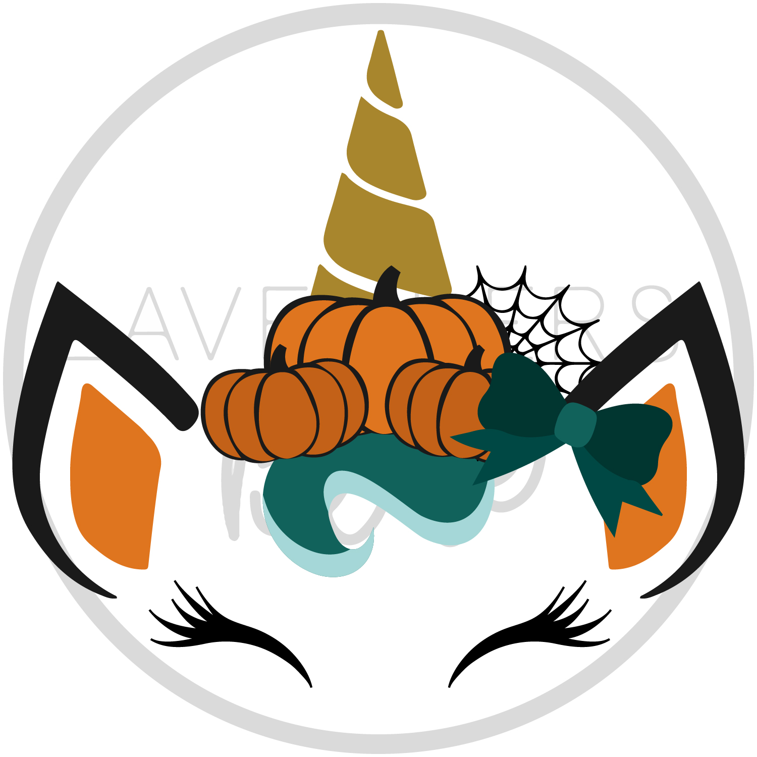 Halloween Unicorn Witches Bundle SVG | Spooky, Cute