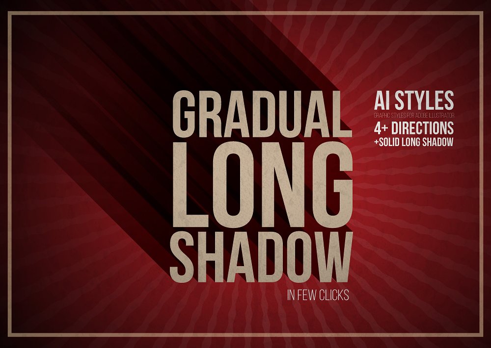 Adobe photoshop long shadow