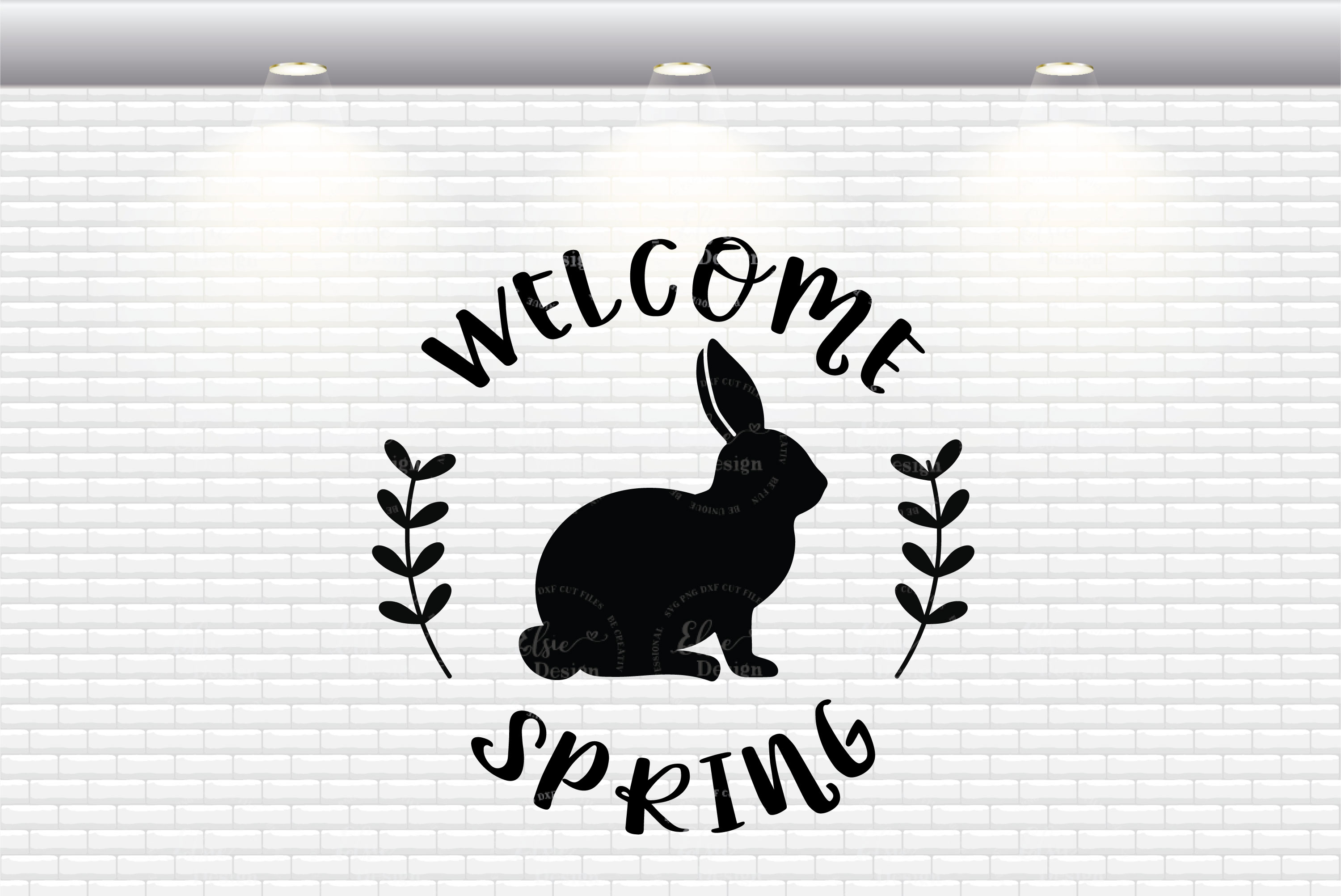 Welcome Spring SVG Cut Files