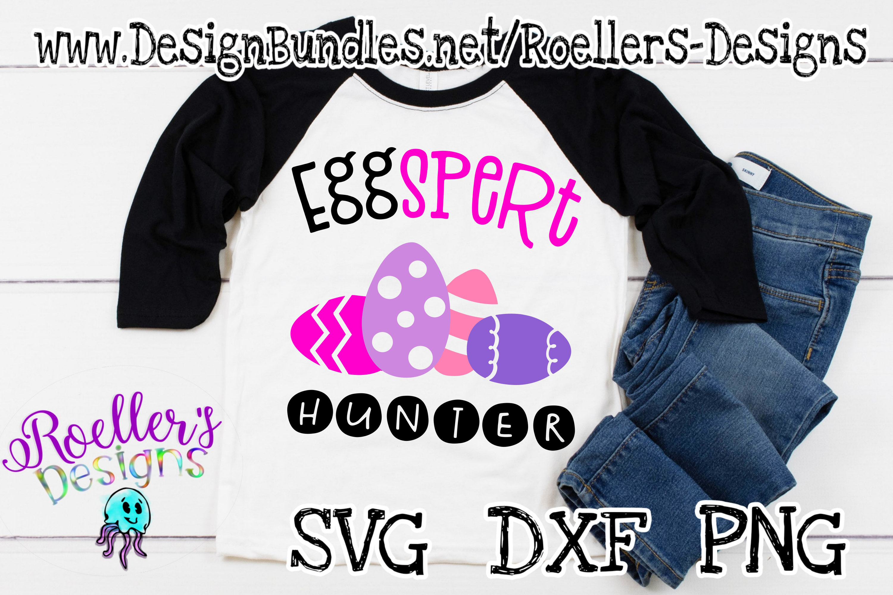 Download Easter SVG - Eggspert Hunter an Easter Shirt Cut File (216724) | SVGs | Design Bundles