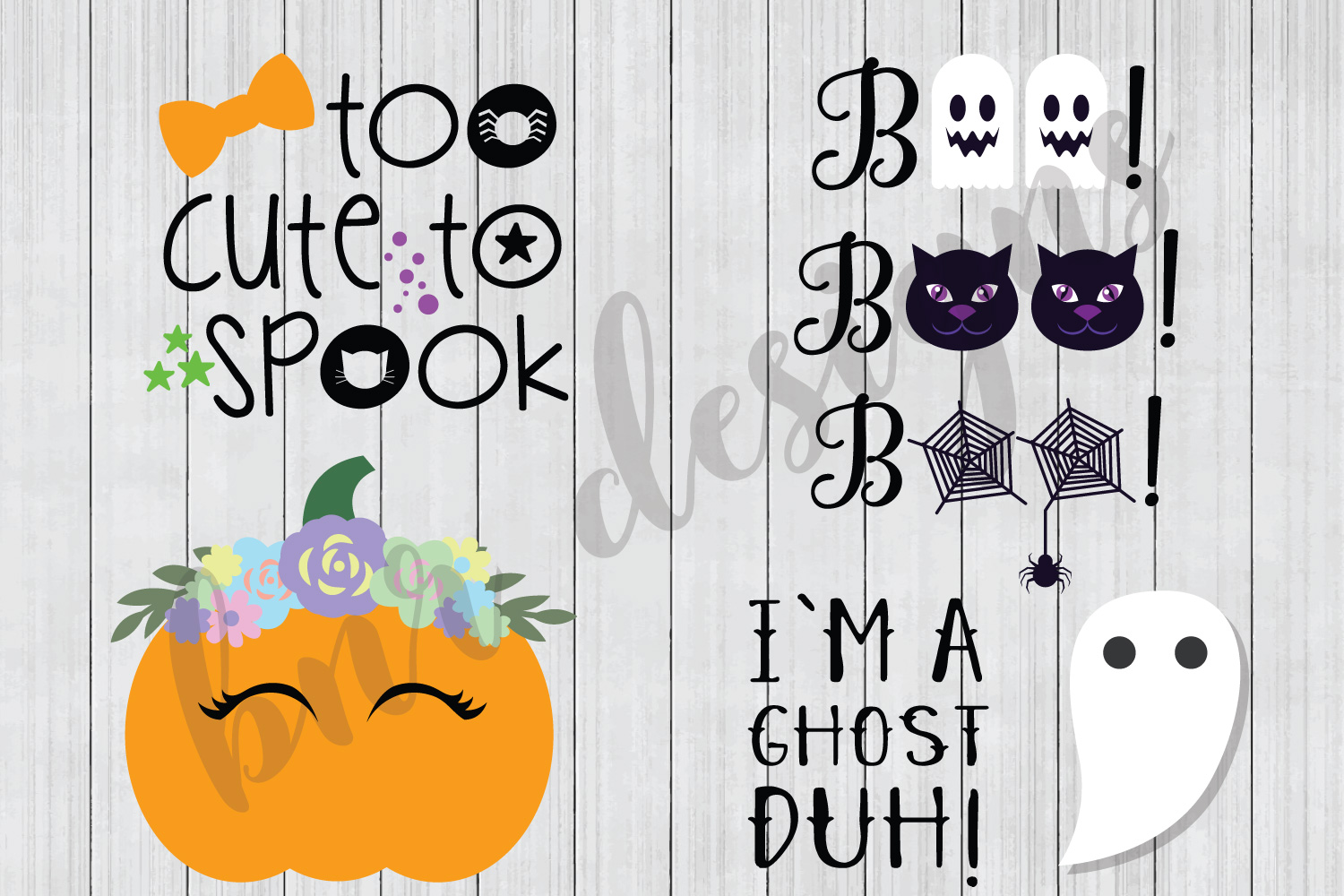 Download Halloween SVG Bundle, Ghost SVG, Pumpkin SVG, DXF File ...