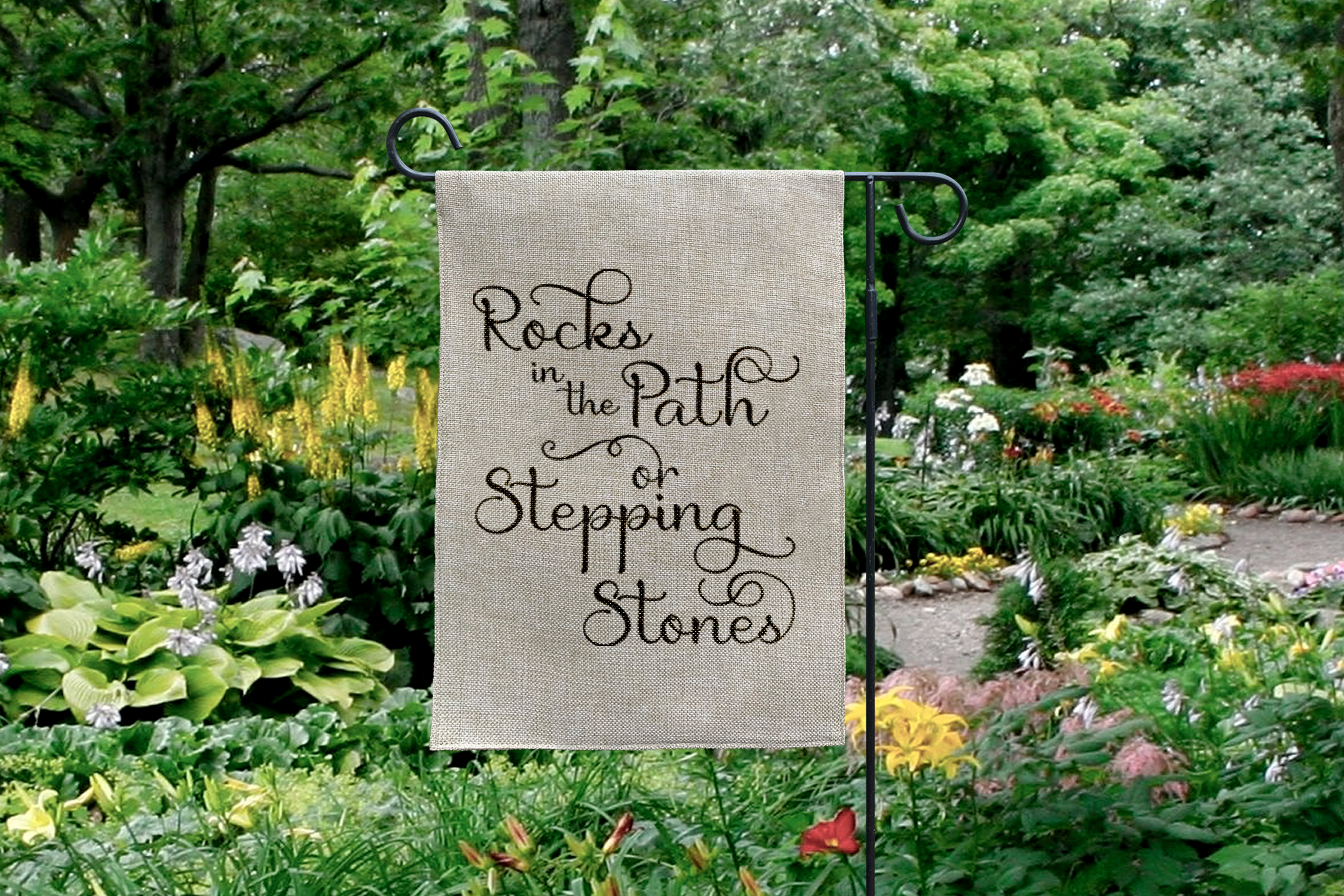 Download Rocks in the Path or Stepping Stones, A Flag and Doormat ...