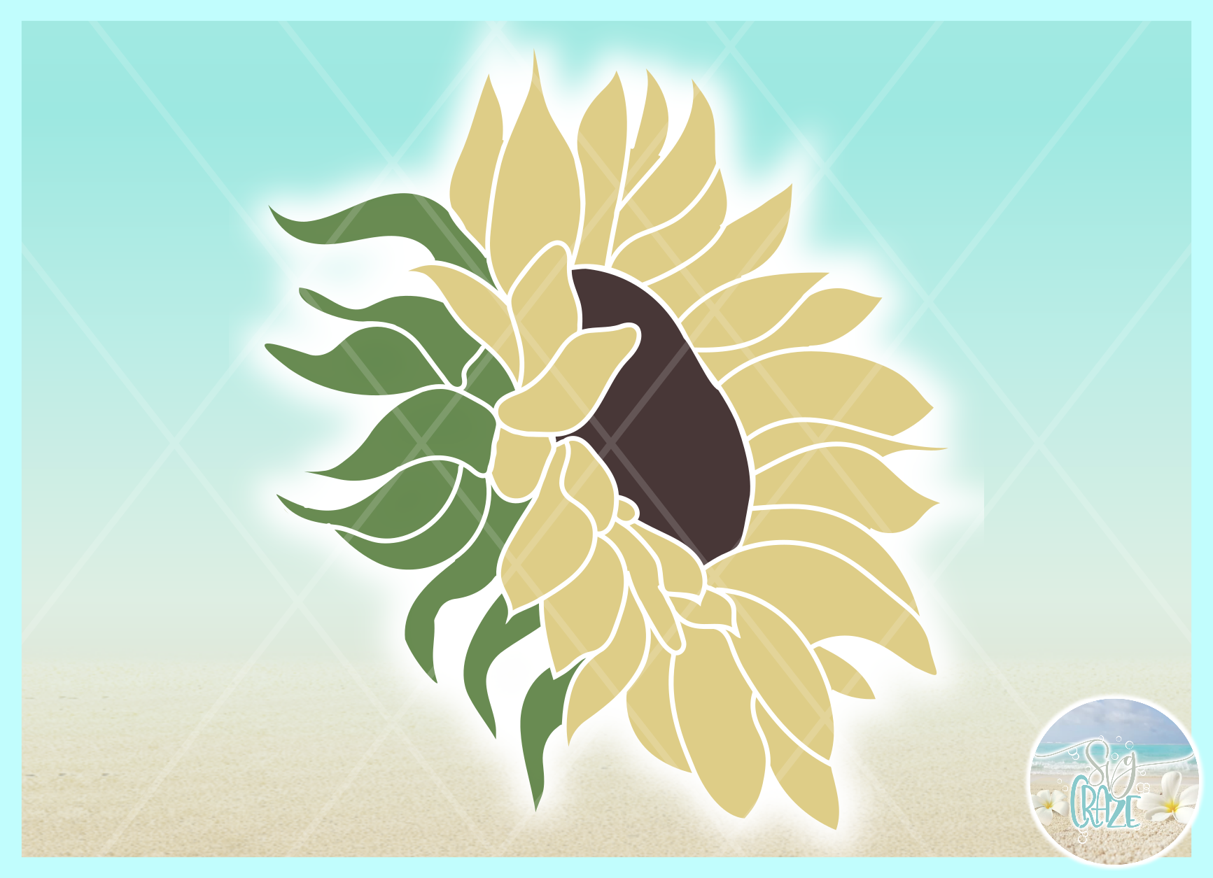 Download Sunflower Svg Dxf Eps Png Pdf Files For Cricut Silhouette ...