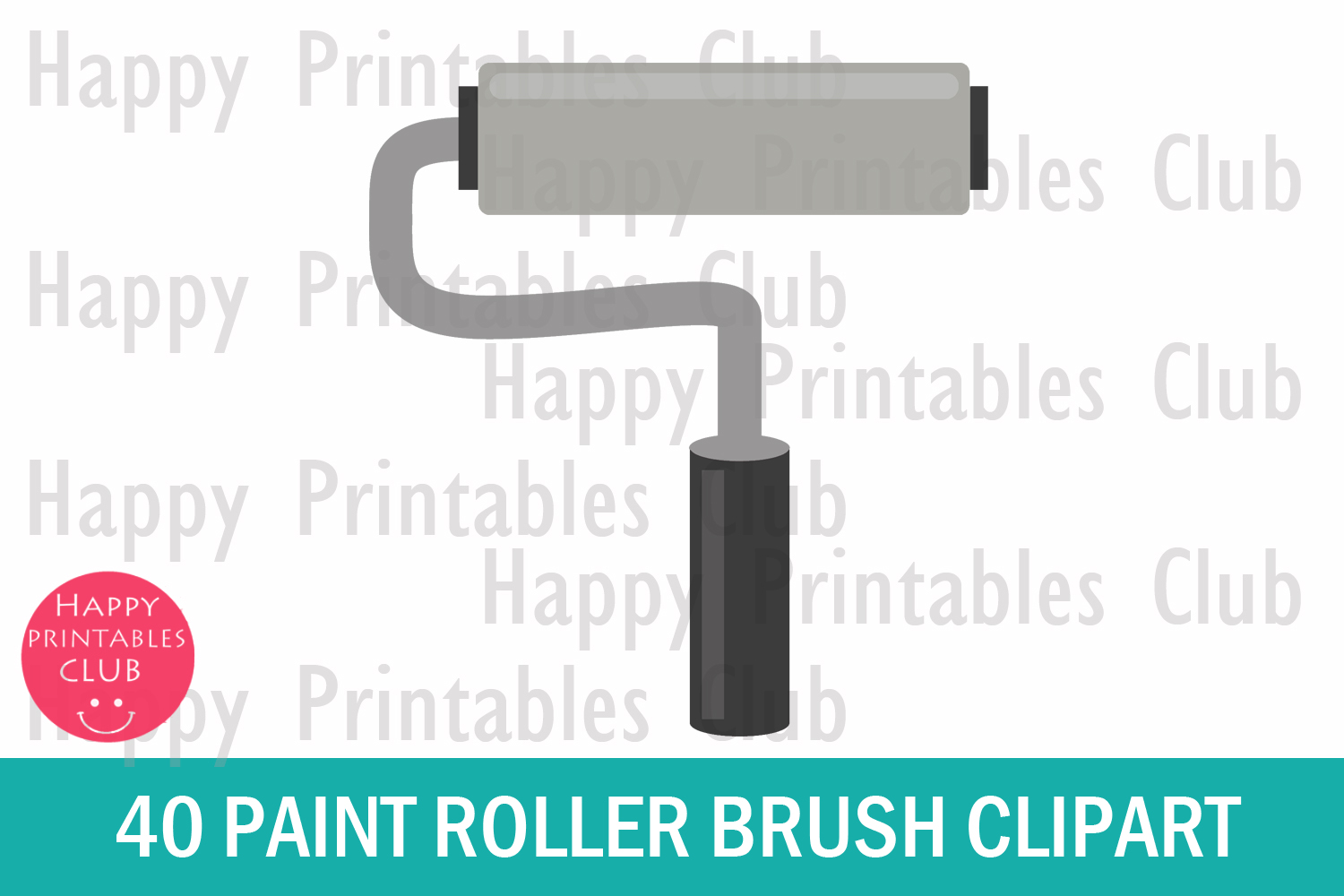 40 Paint Roller Brush Clipart- Roller Paint Brush Clipart (141535