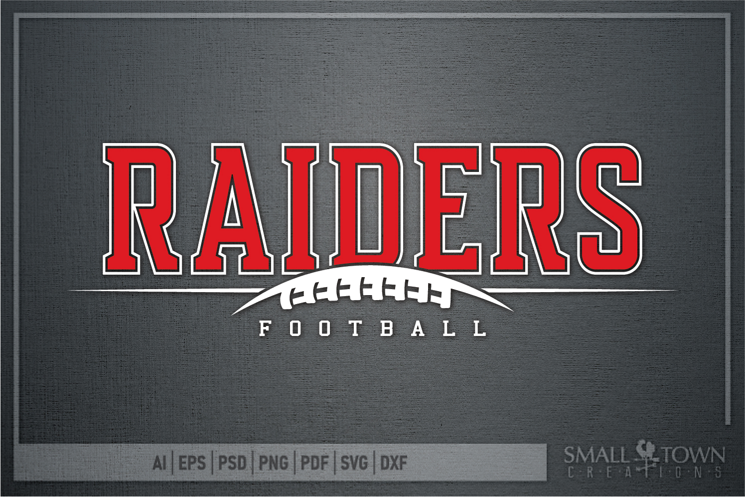 Raider Football Football Team Sport Print Cut Design