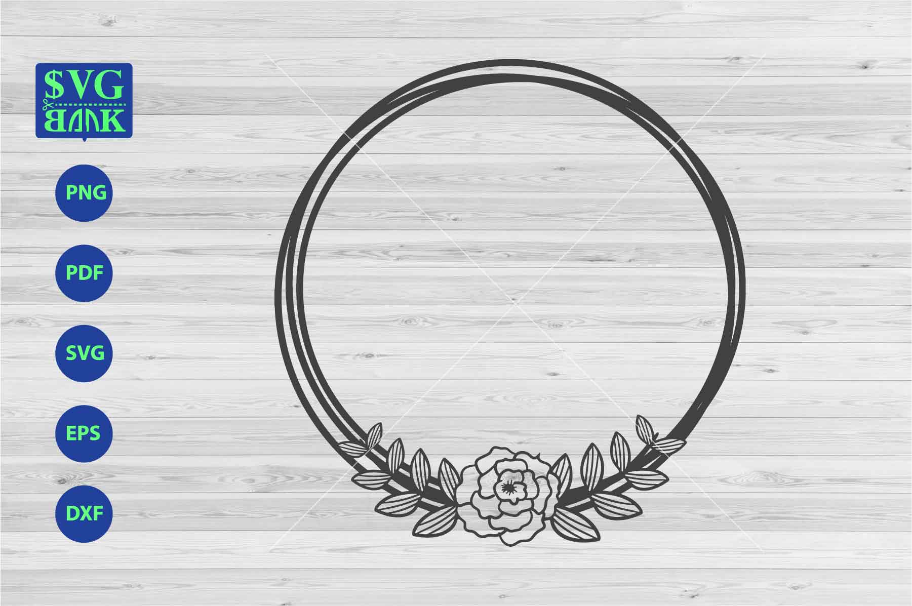 Free Free 179 Circle Flower Monogram Svg SVG PNG EPS DXF File