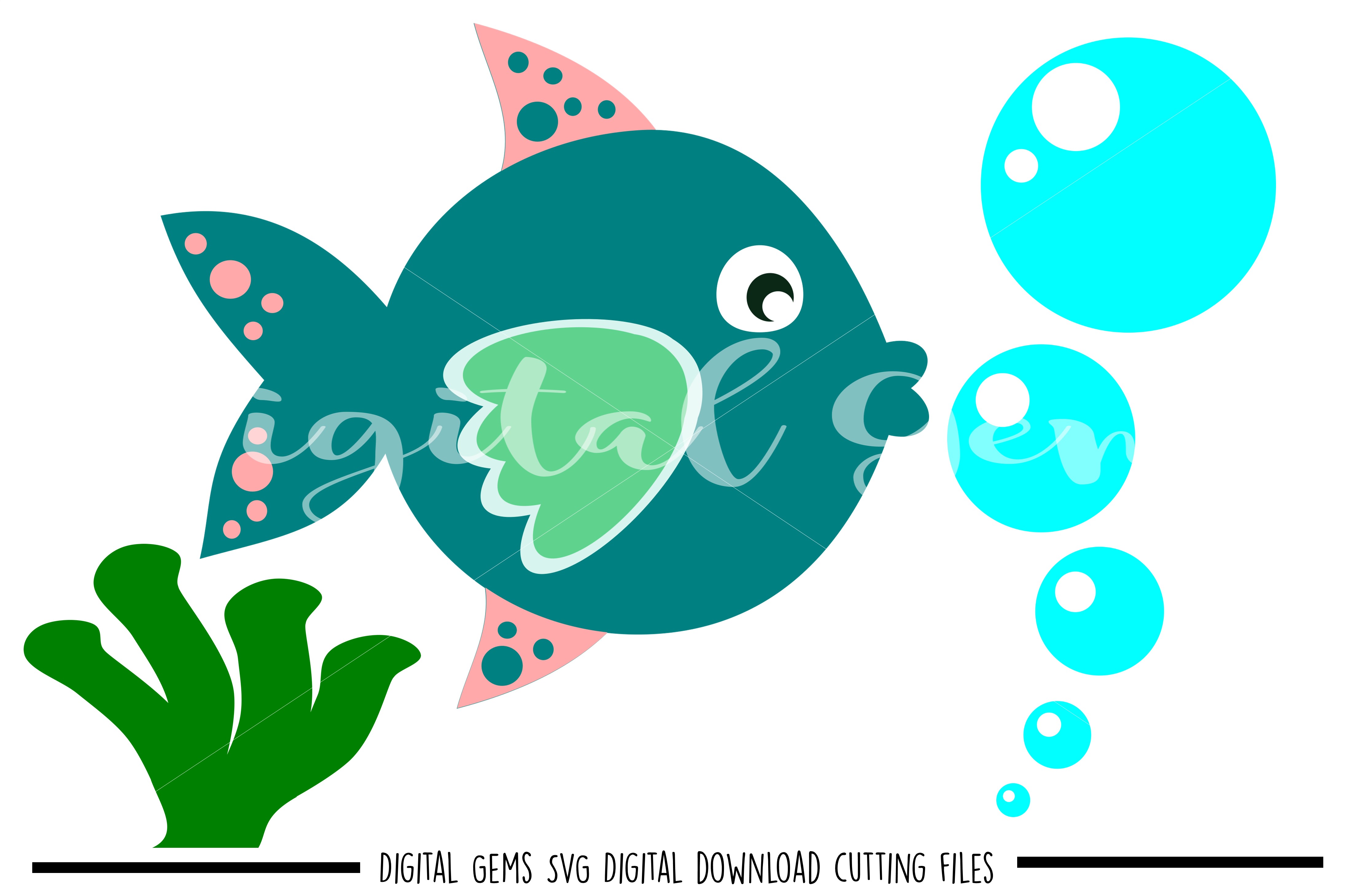 Fish SVG / DXF / EPS / PNG files