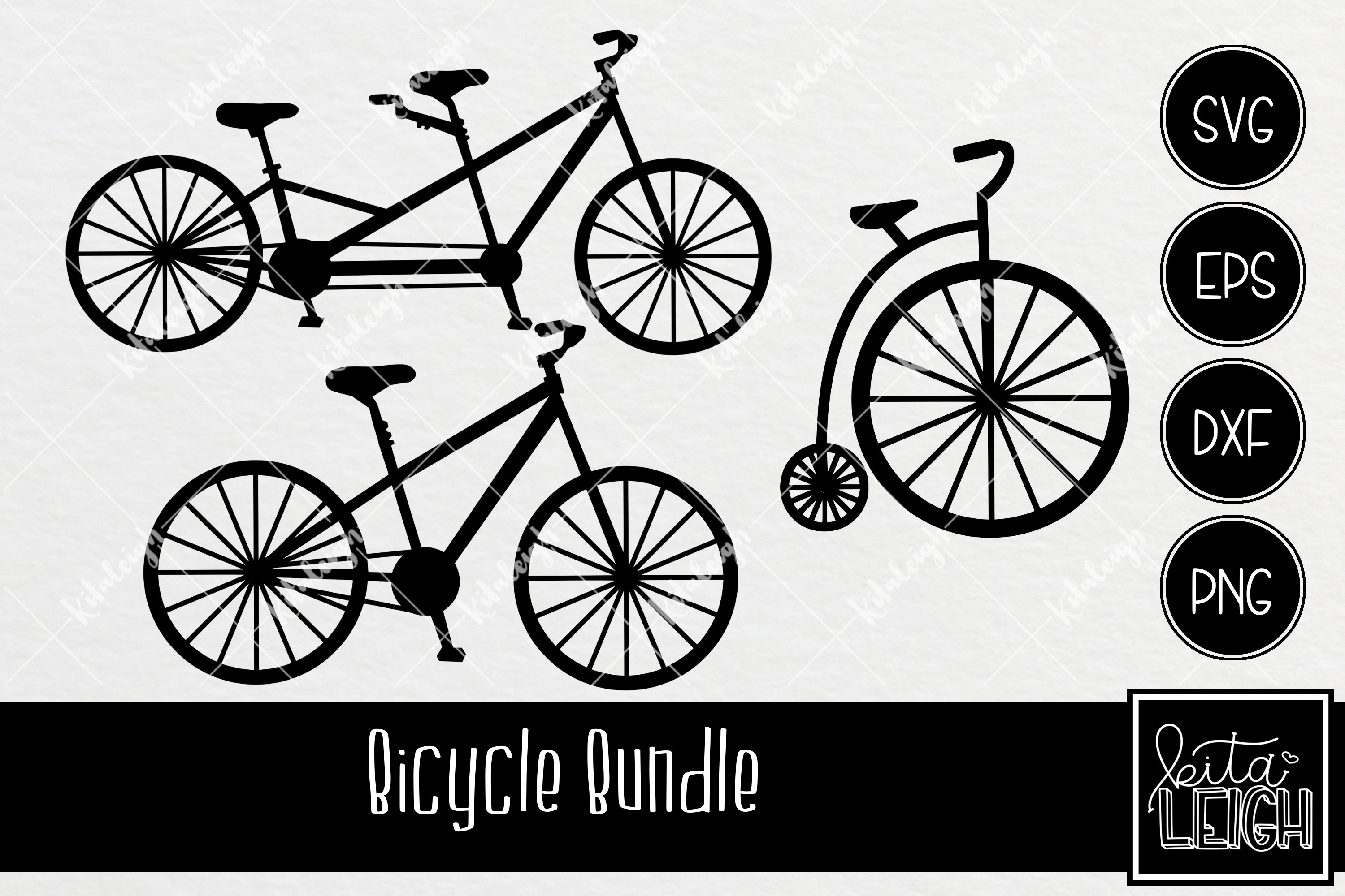 Download Bicycle Silhouette Design SVG Bundle