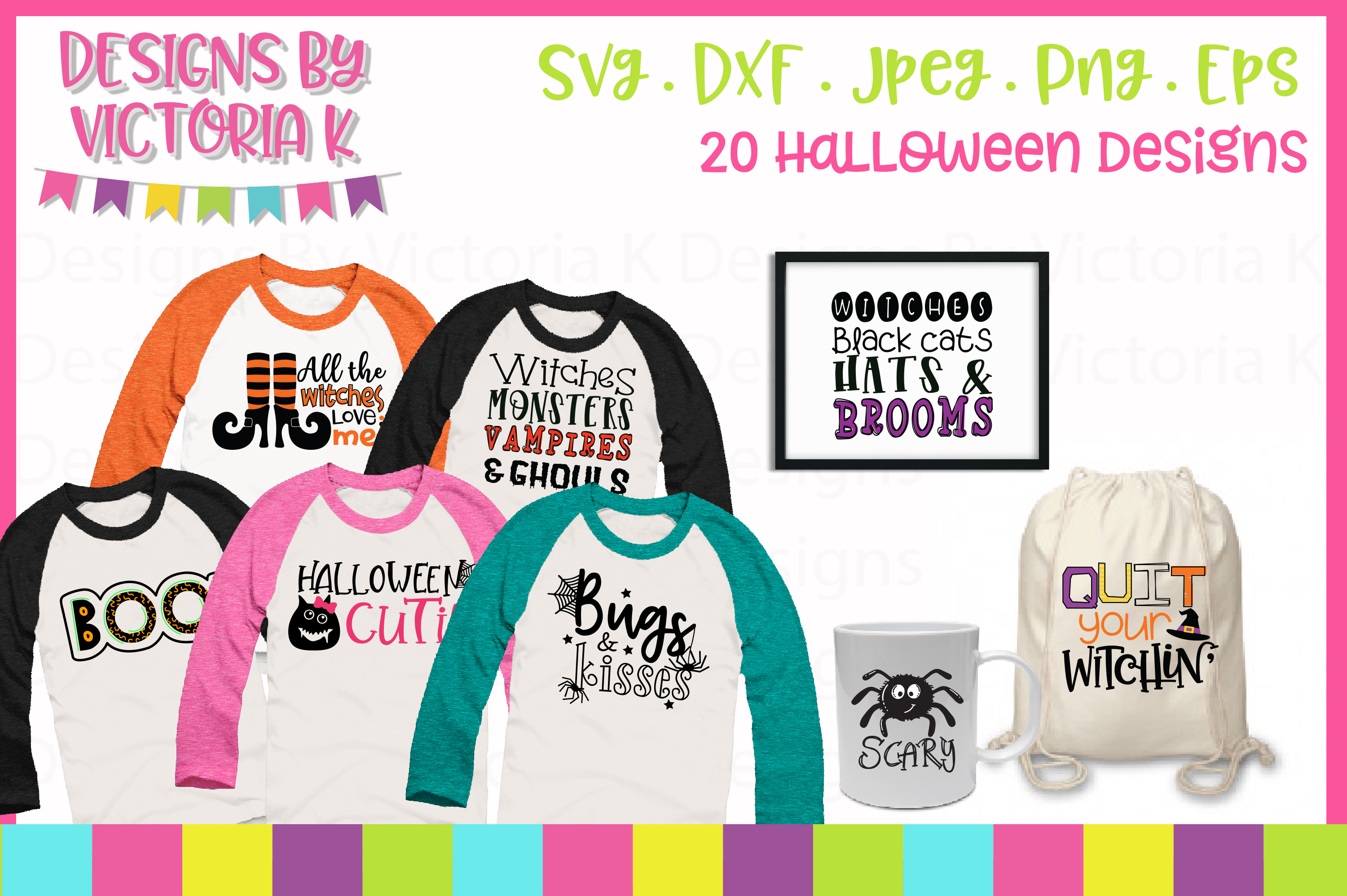 Kids Halloween Bundle, Halloween, SVG, DXF, PNG