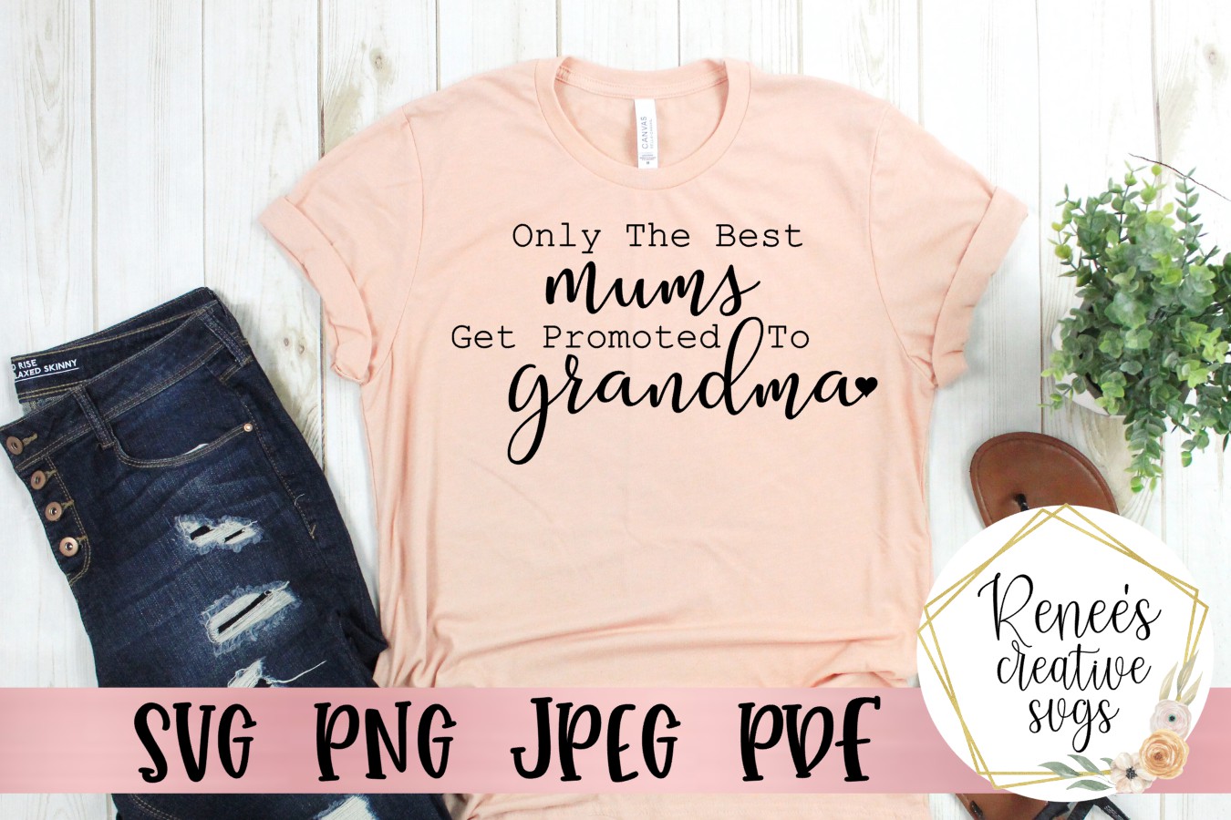 Download Only The Best Mums Get Promoted To Grandma|SVG Cut Files