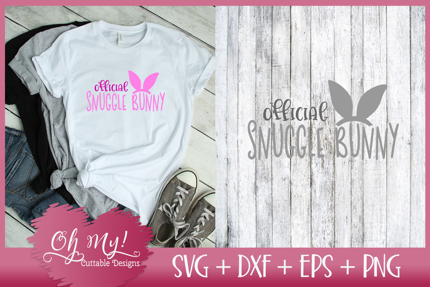 Snuggle Bunny Svg Eps Dxf Png Cutting File 73366 Svgs Design Bundles