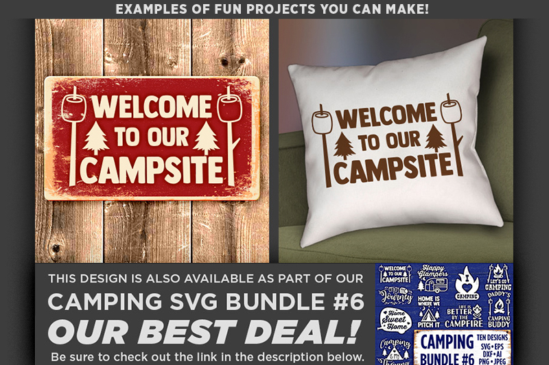 Download Welcome To Our Campsite SVG Files - Camping Svg - 763 ...