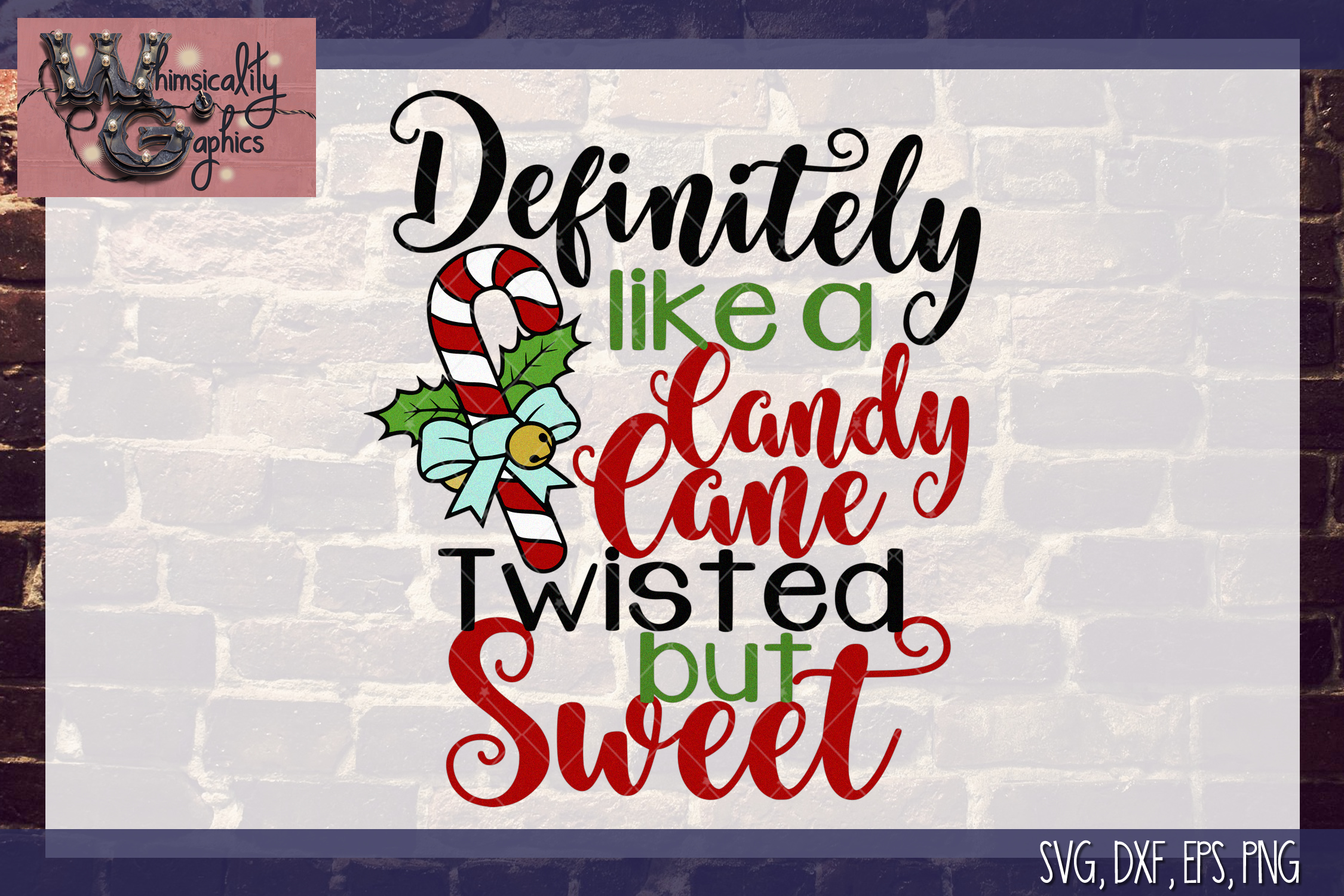 Download Candy Cane Twisted But Sweet SVG, DXF, PNG, EPS Commercial