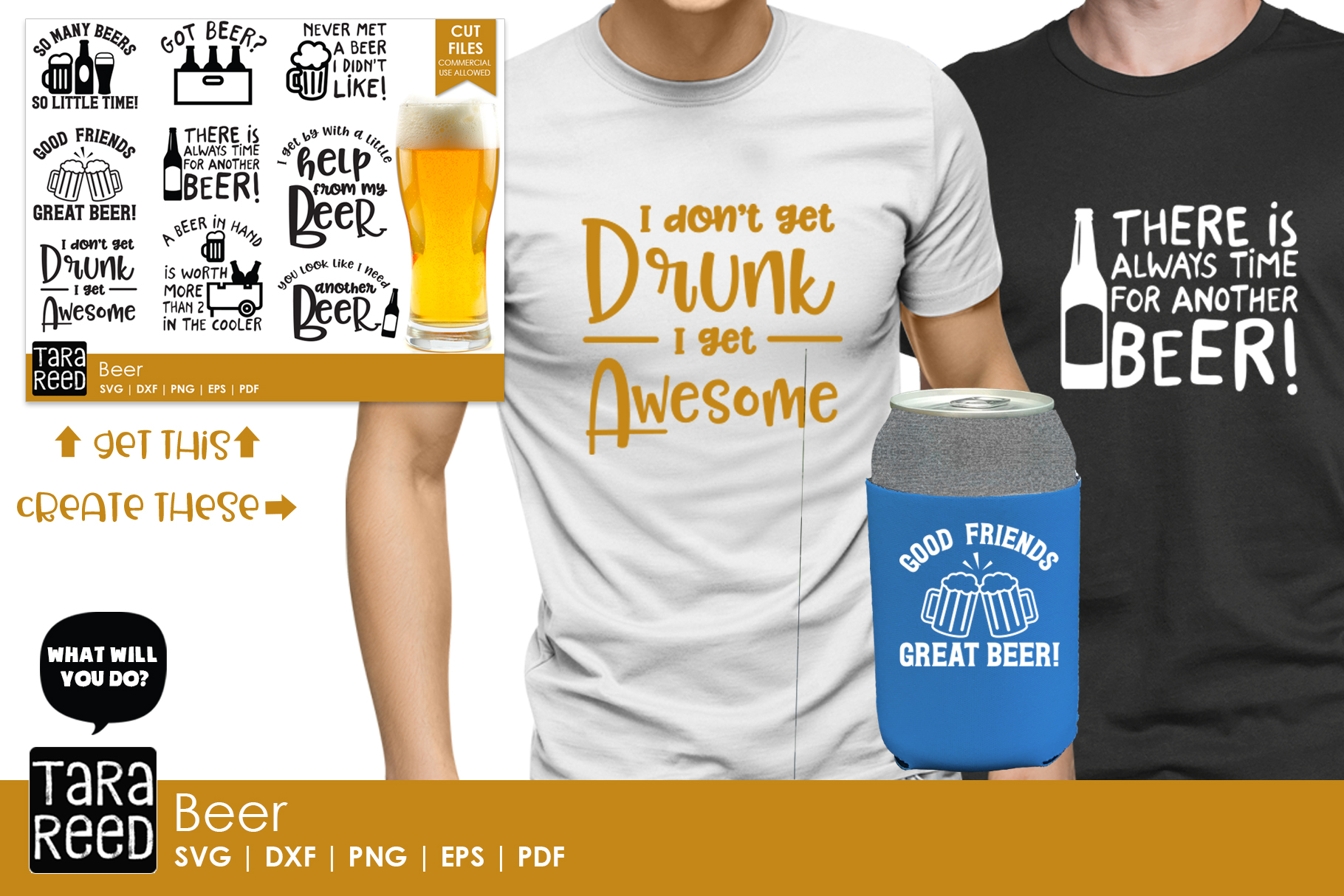 Beer SVG and Cut Files for Crafters