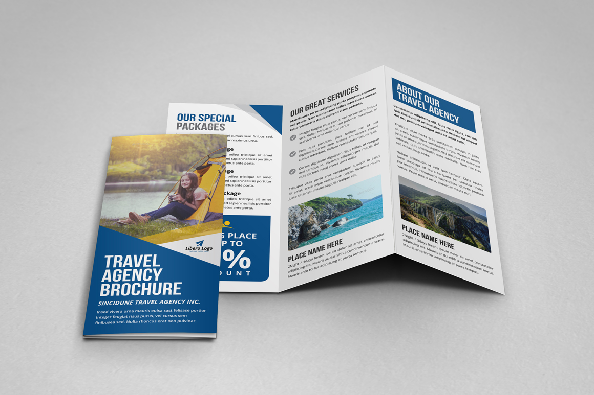 Holiday Travel Bifold & Trifold Brochure