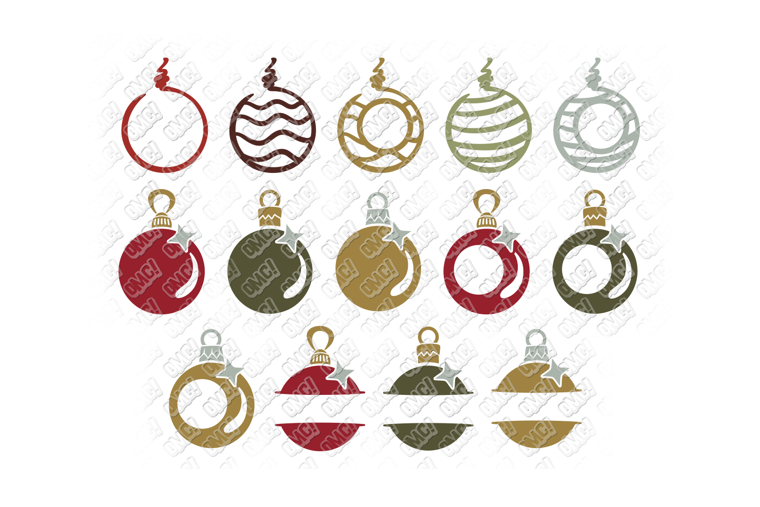 Download Christmas Bulb SVG Ornament in SVG, DXF, PNG, EPS, JPG ...