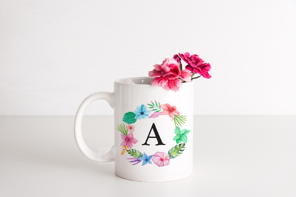 Download Coffee mug mockup sublimation 11oz cup minimal pink mock up (258372) | Mock Ups | Design Bundles