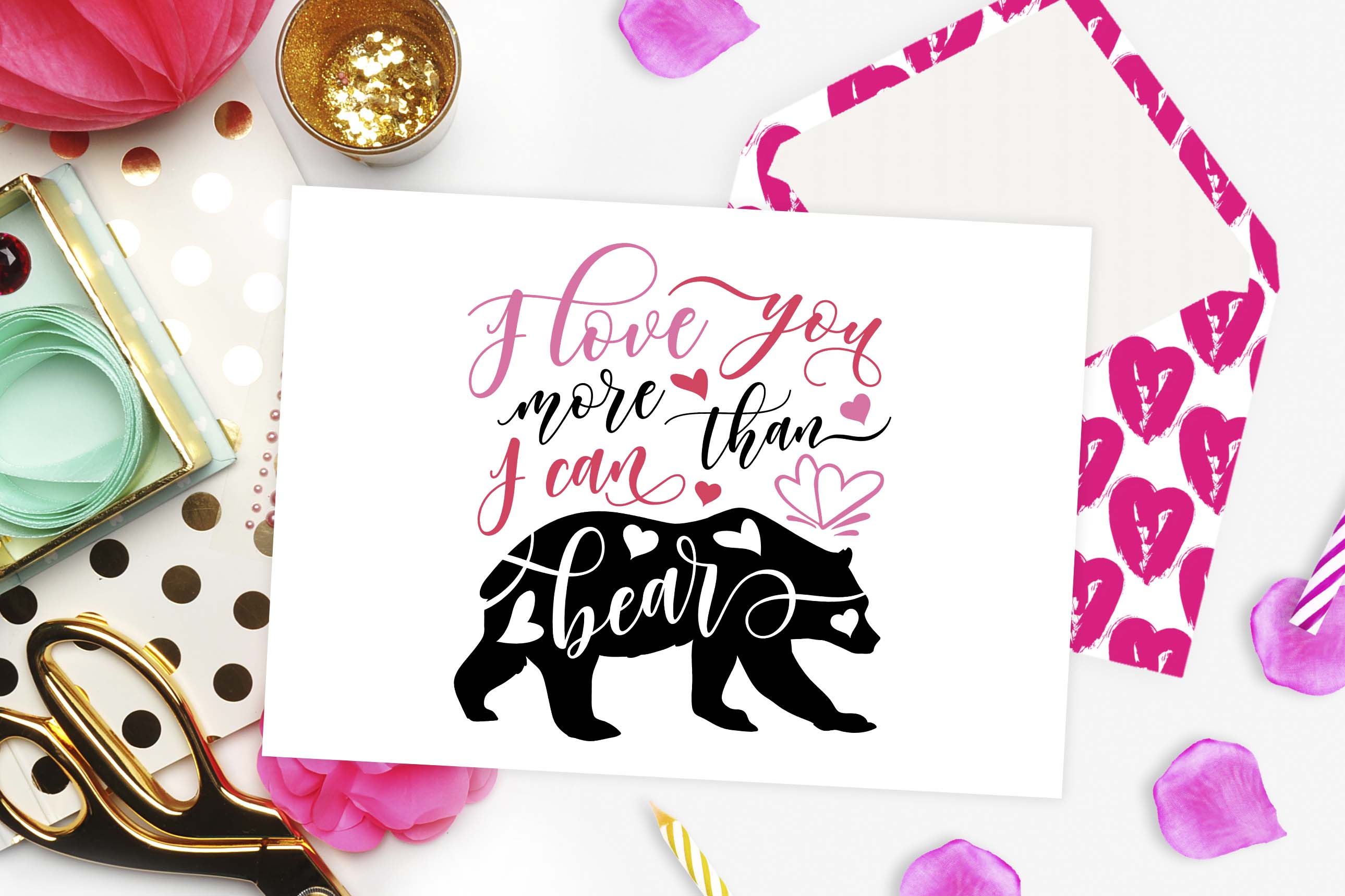 I love you more than I can bear SVG DXF PNG EPS (51407 ...