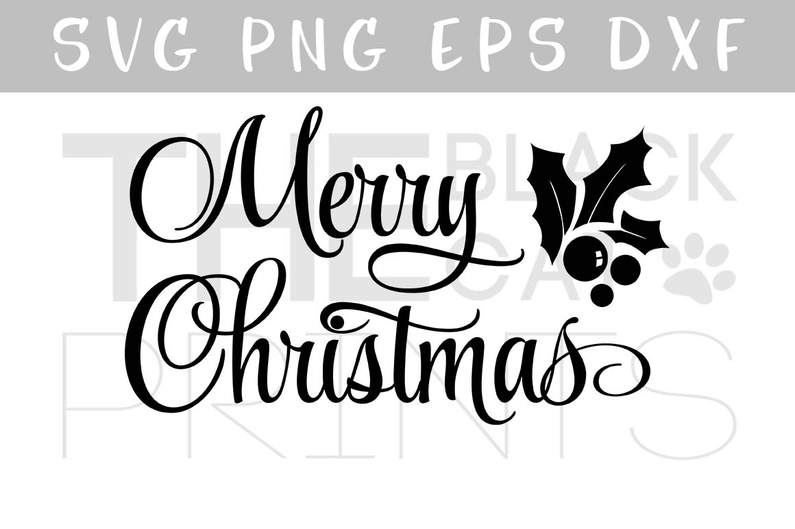 Download Merry Christmas SVG DXF EPS PNG