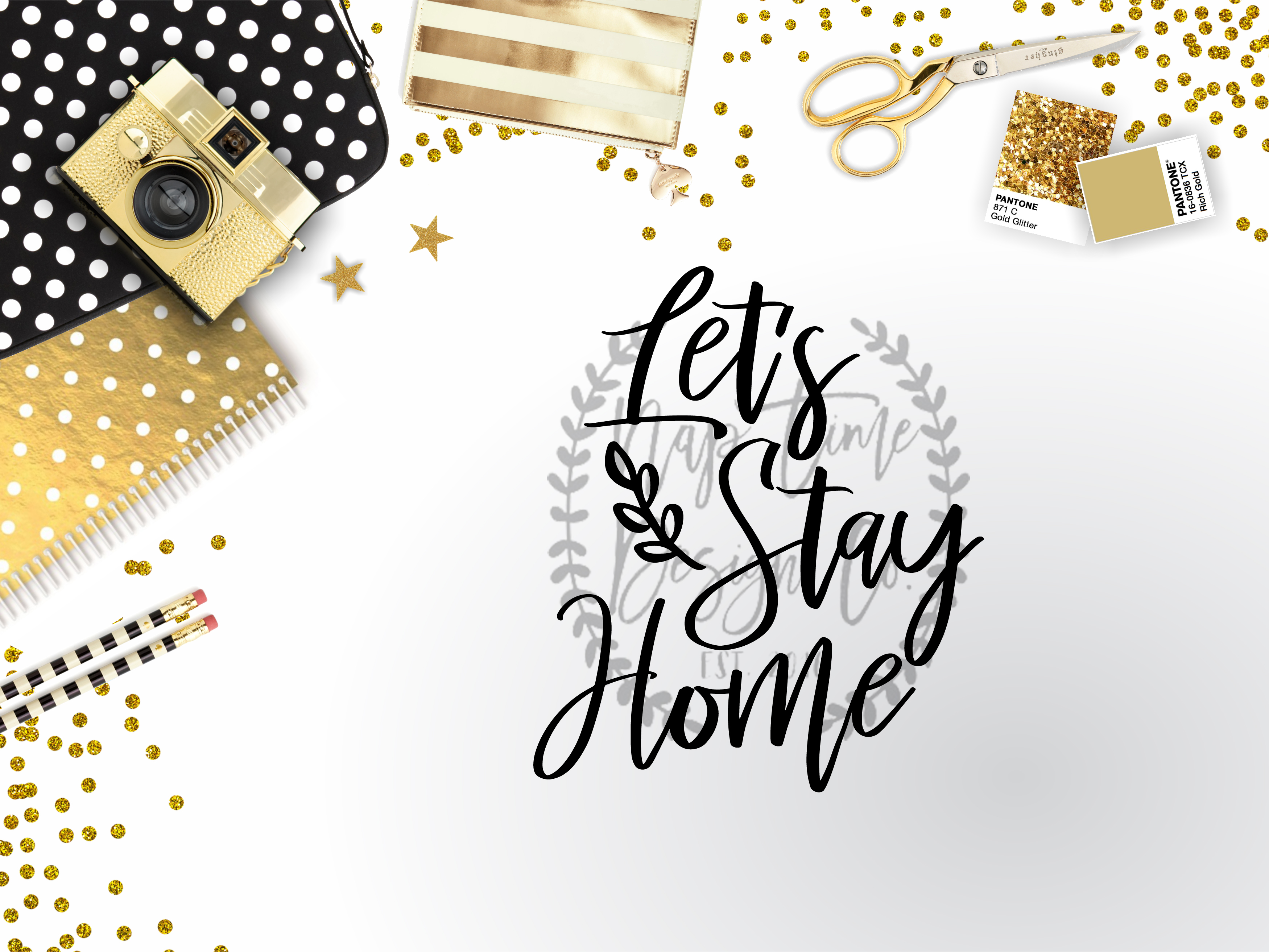 Download Let's Stay Home SVG (77457) | SVGs | Design Bundles