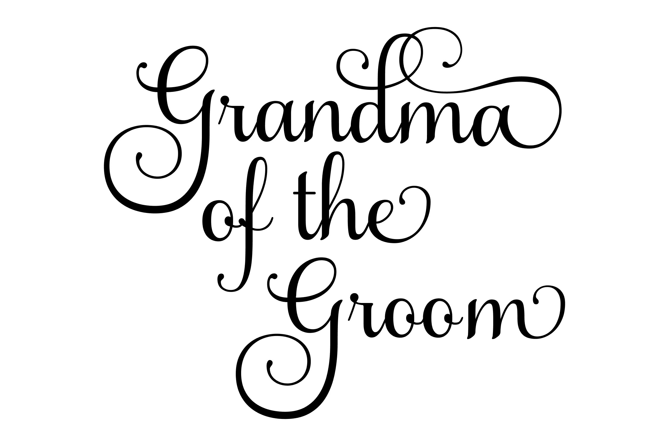 Download Grandma of the Groom SVG