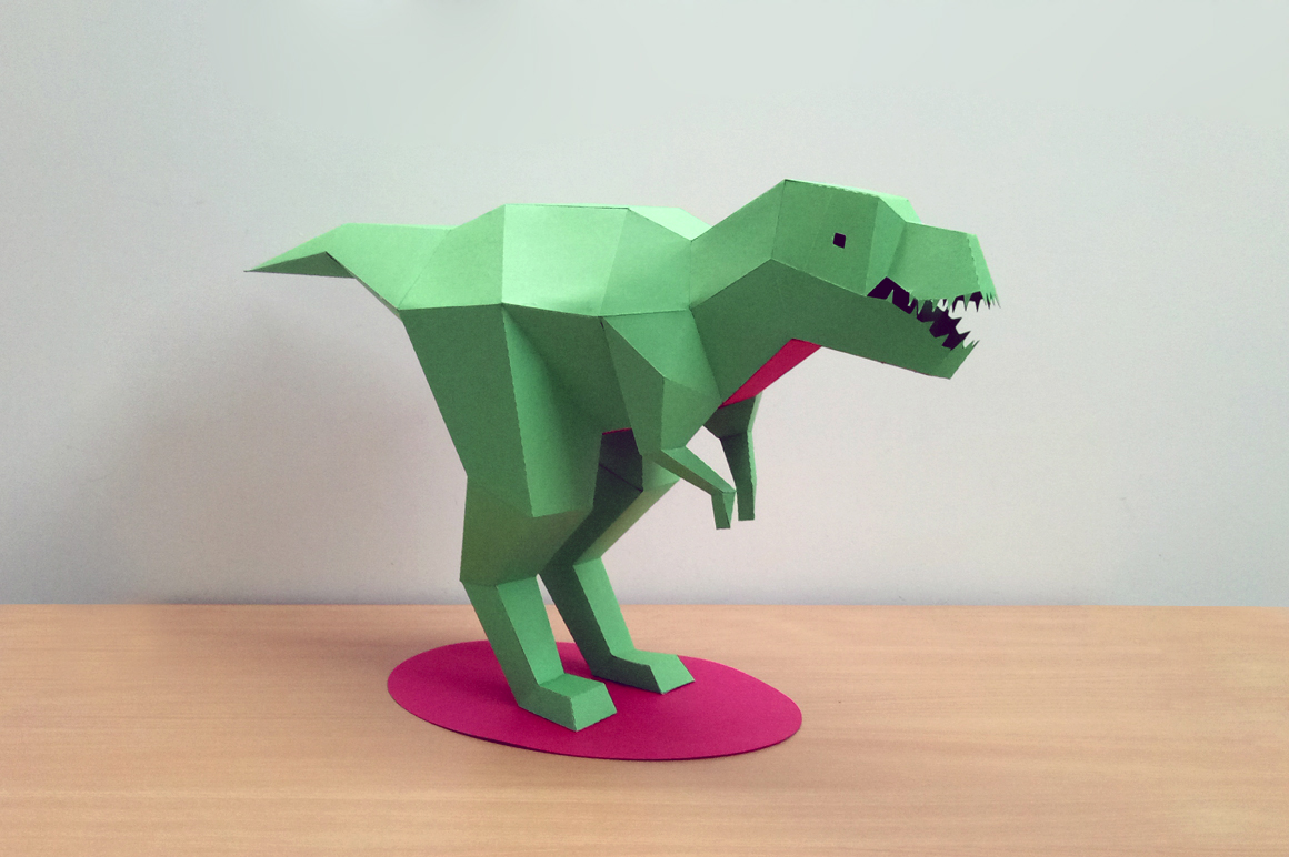 papercraft t rex head