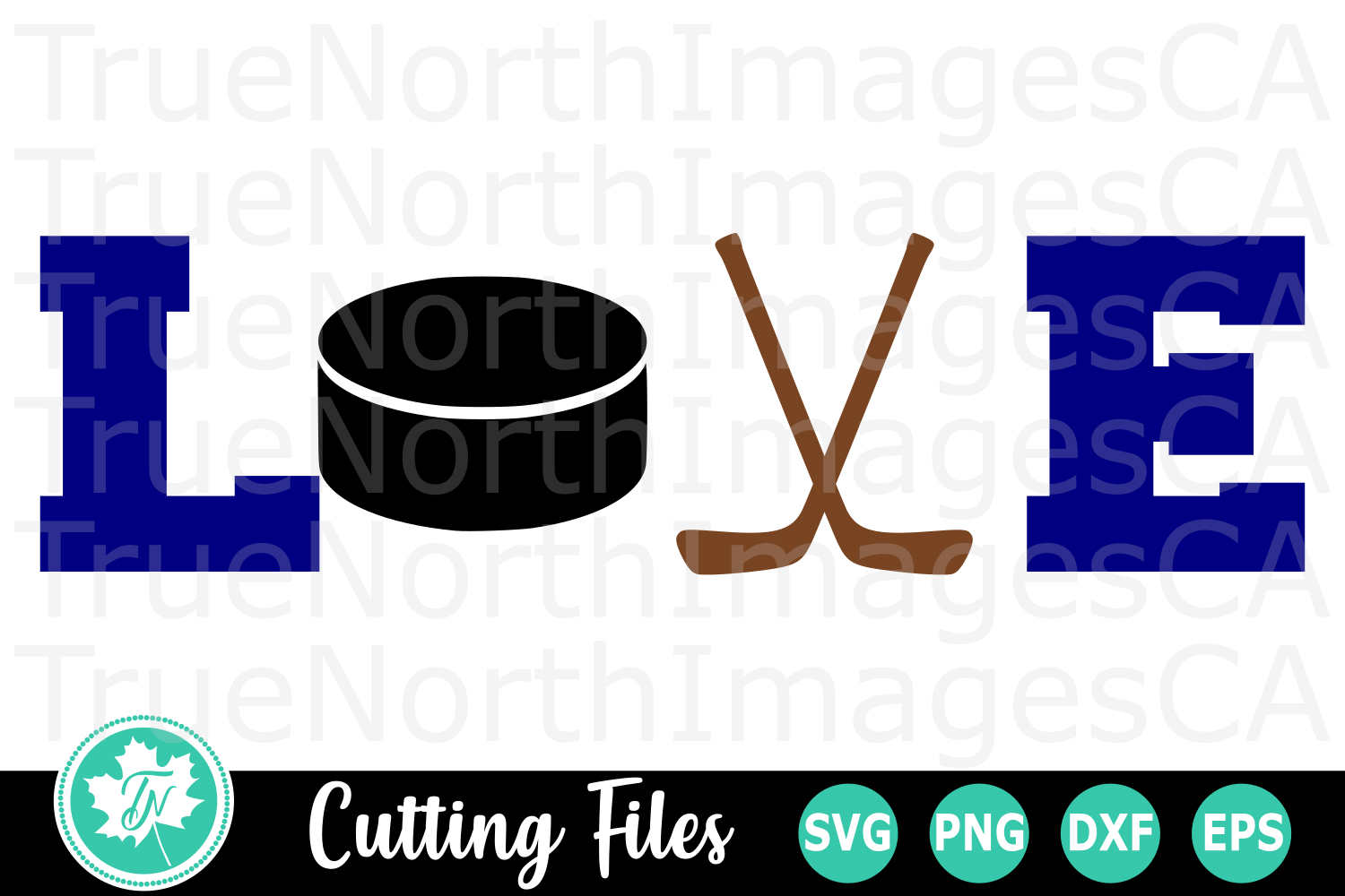 Download Love Hockey - A Sports SVG Cut File