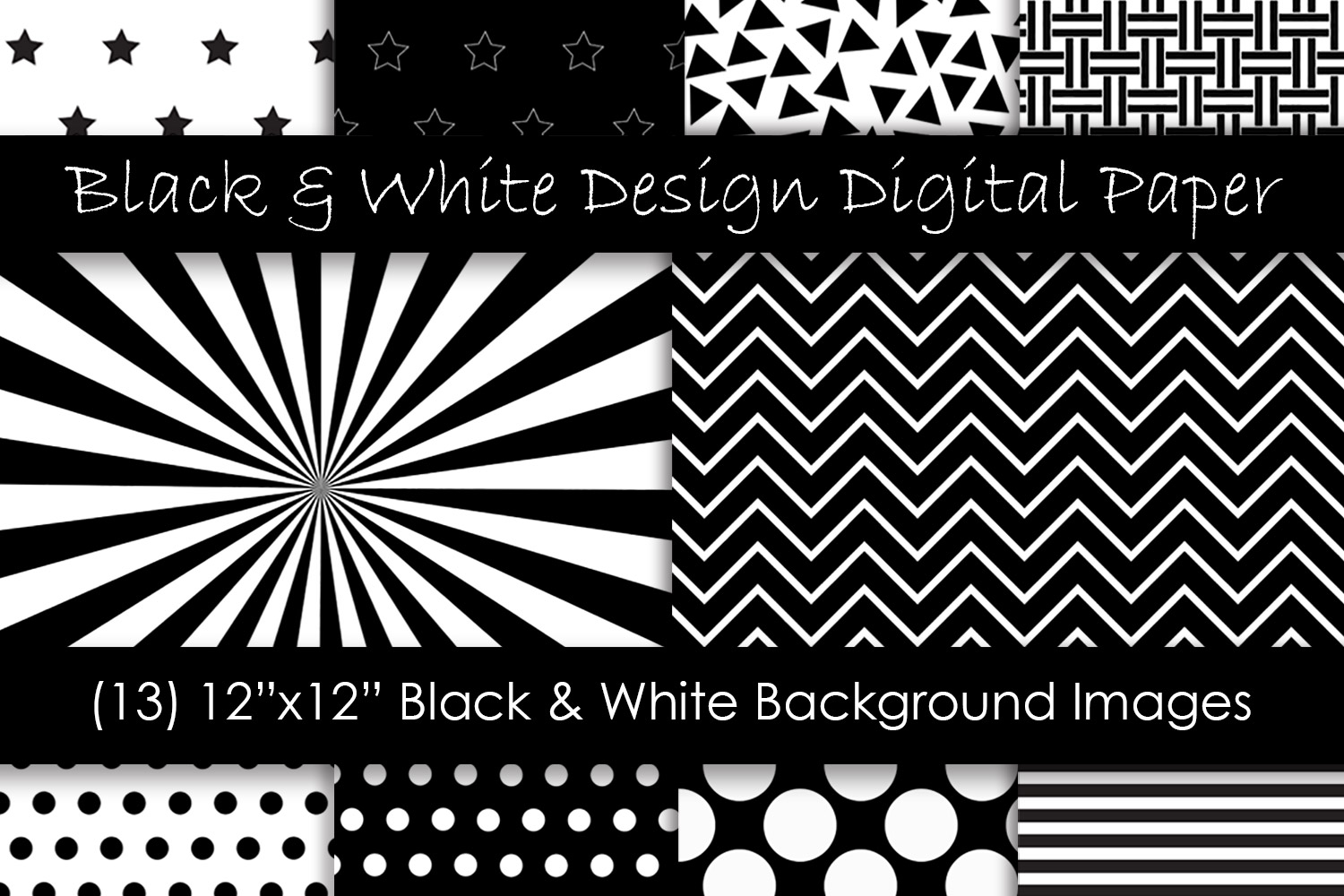 Black And White Pattern Designs