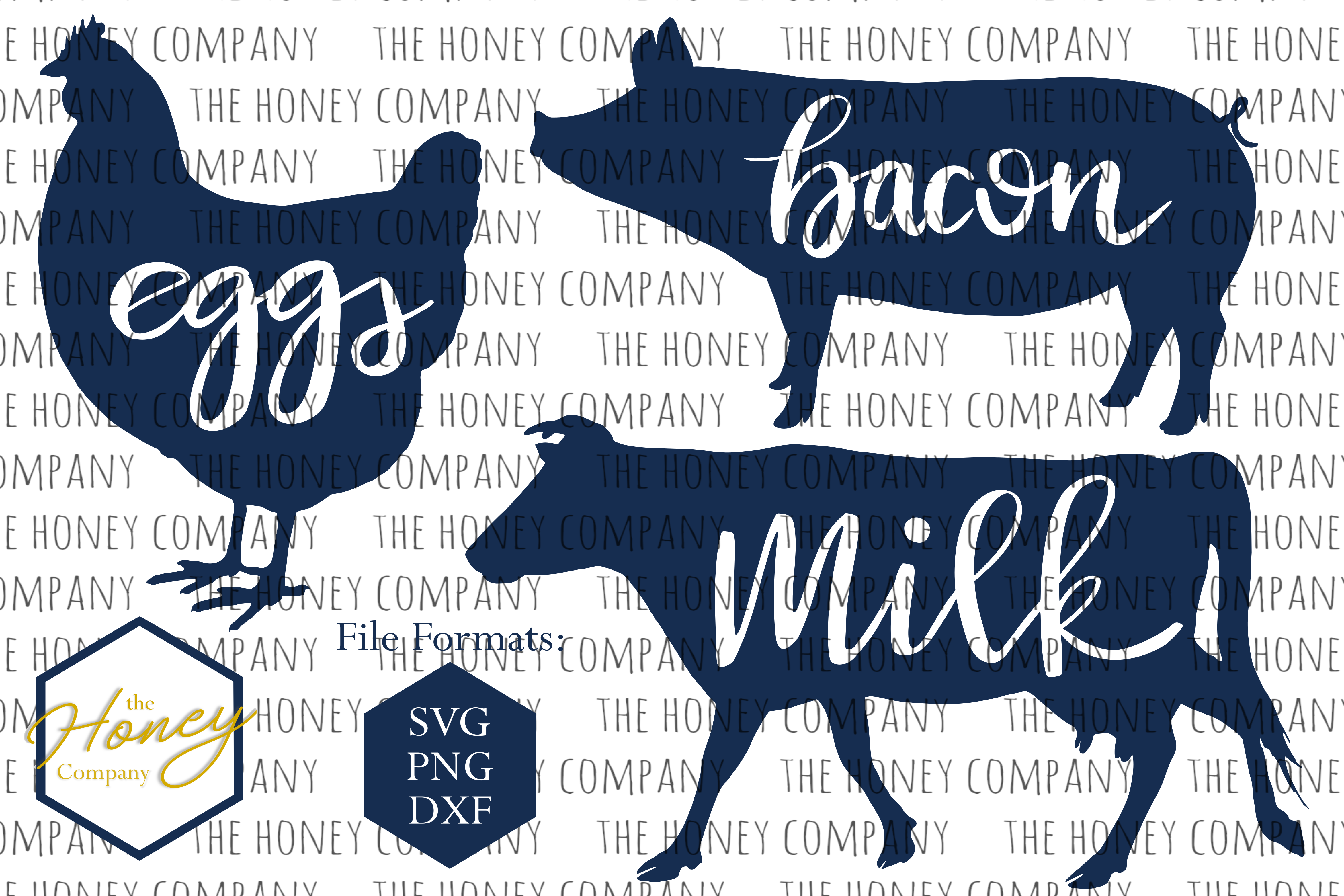 Download Farmhouse SVG PNG DXF Signs Hand Lettered Cow Pig Chicken ...