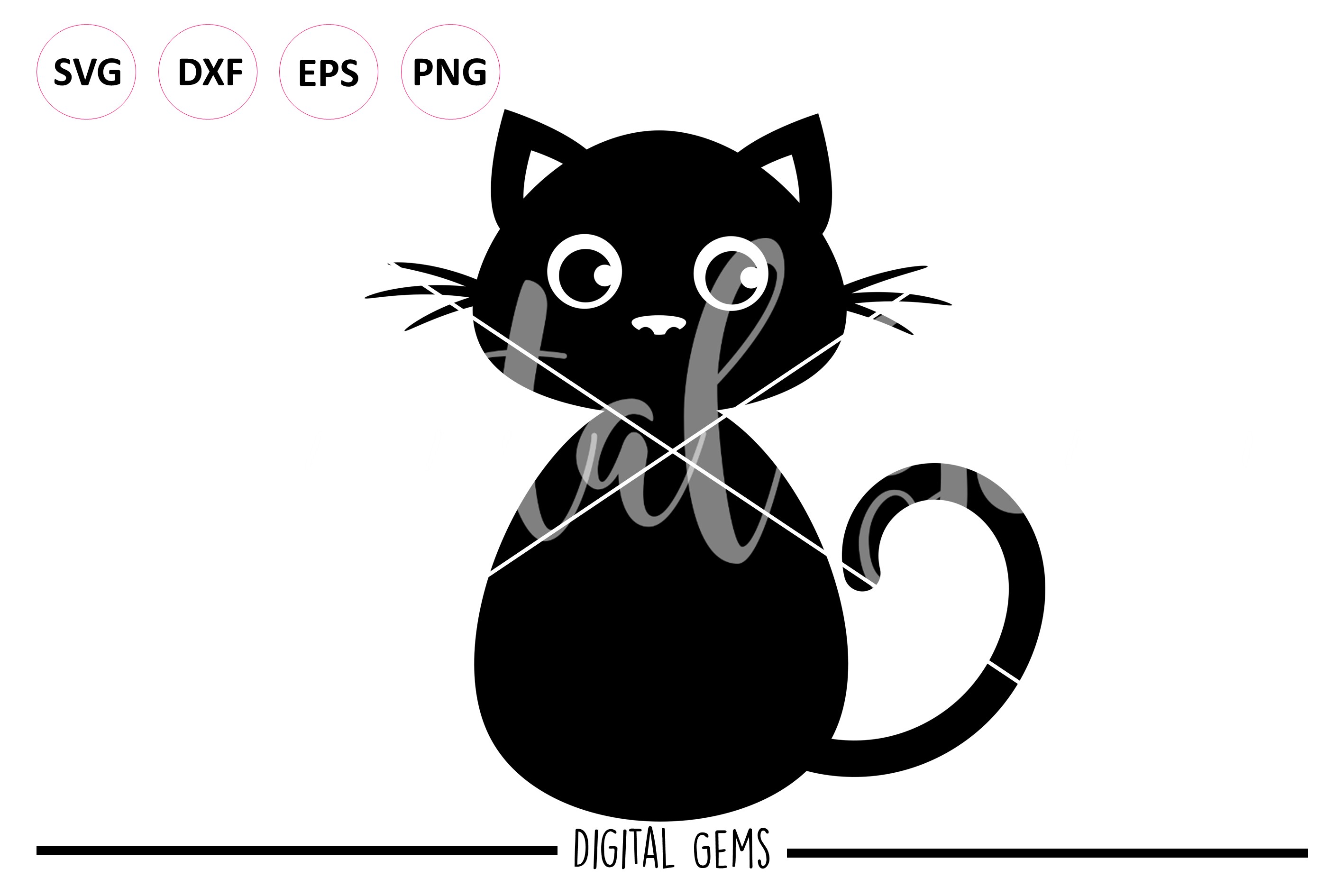 Black Cat SVG / PNG / EPS / DXF files (104617) | SVGs | Design Bundles