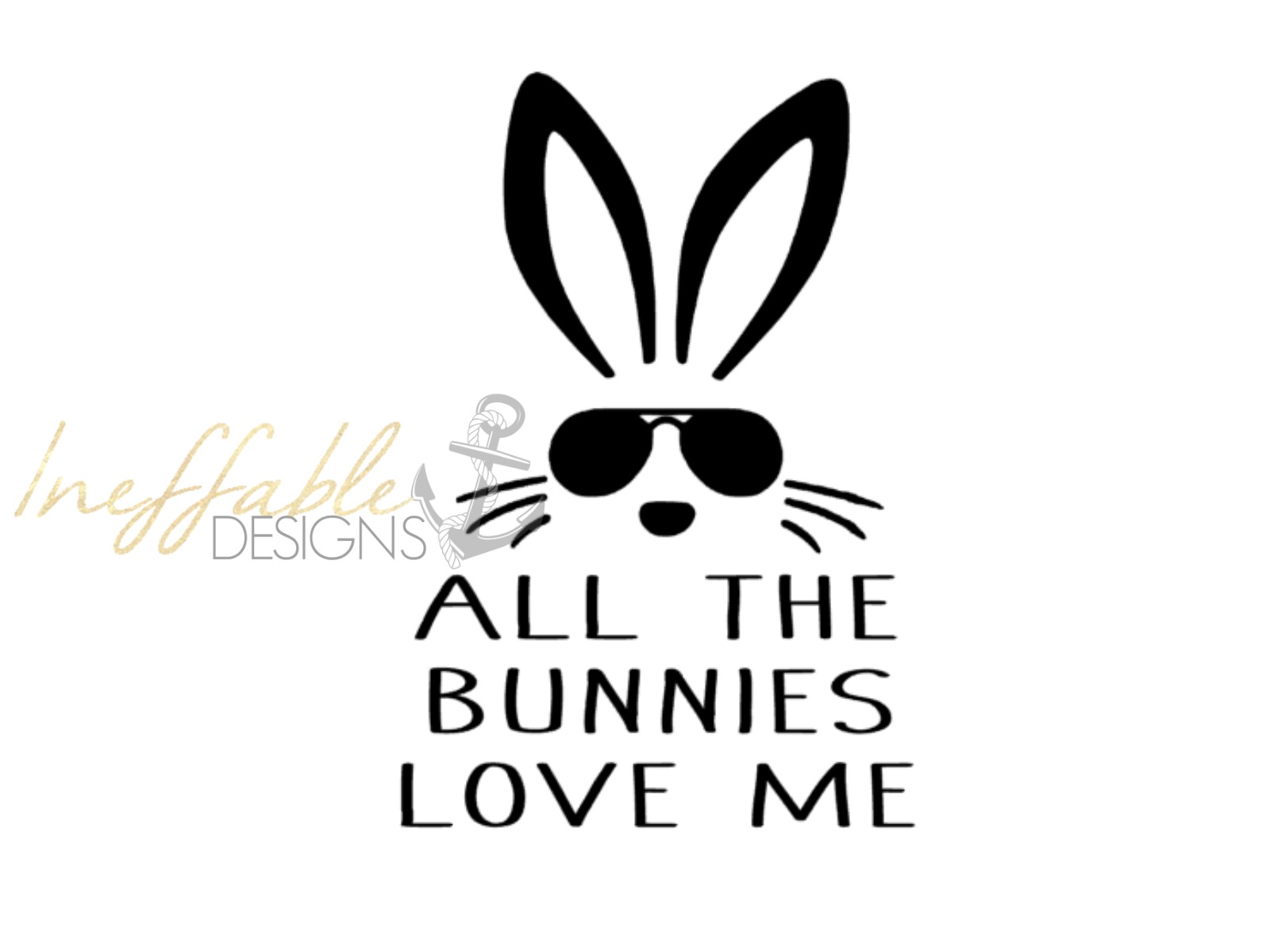 All the bunnies love me design file