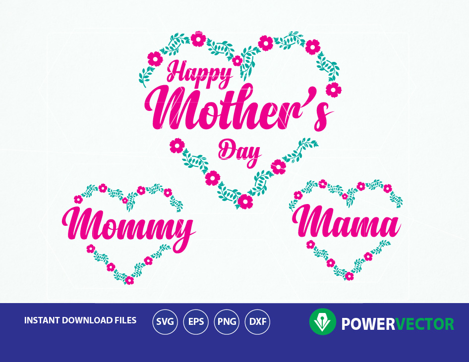 Download Svg Happy Mother's Day Print or Cut File. Mother's Day Svg ...