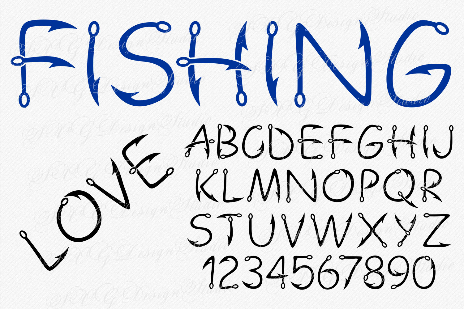 Download Hook Fishing Font (416692) | Themed | Font Bundles