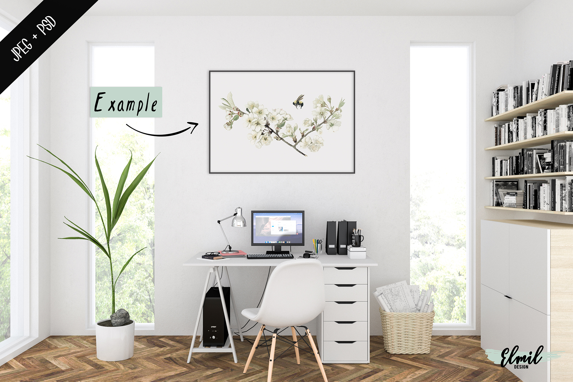 Download Frame mockup creator - All image size - Interior mockup