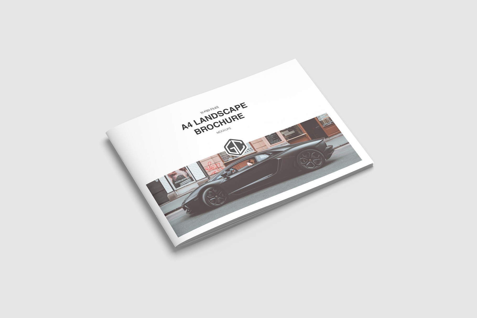 Download A4 Landscape Brochure Mockup