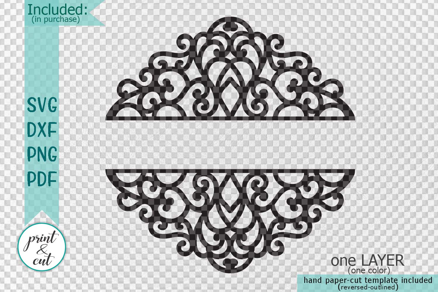 Download Swirls Split Monogram Mail Box Wedding Family Name sign svg
